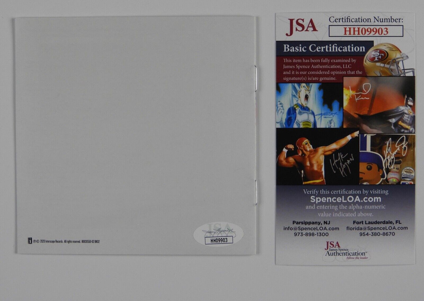 Selena Gomez Rare JSA Signed Autograph CD Booklet