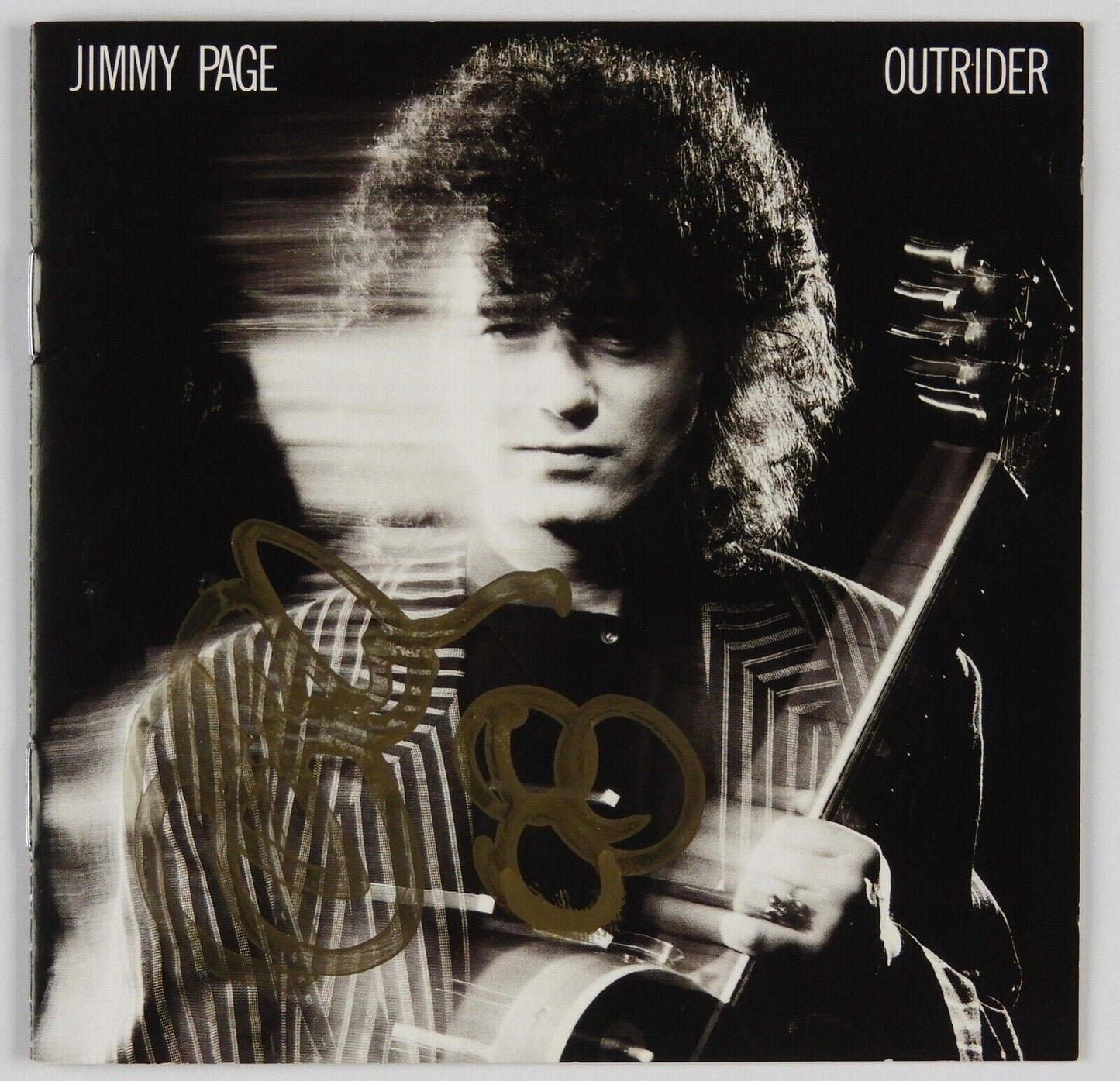 Jason Bonham JSA signed autograph CD Booklet Jimmy Page Outrider