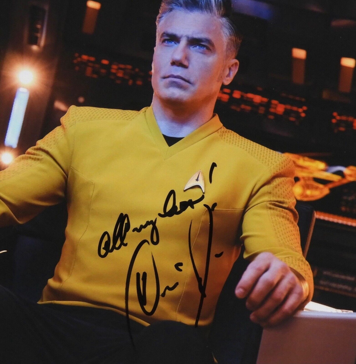 Anson Mount Signed Autograph JSA Star Trek Strange New Worlds 8 x 10
