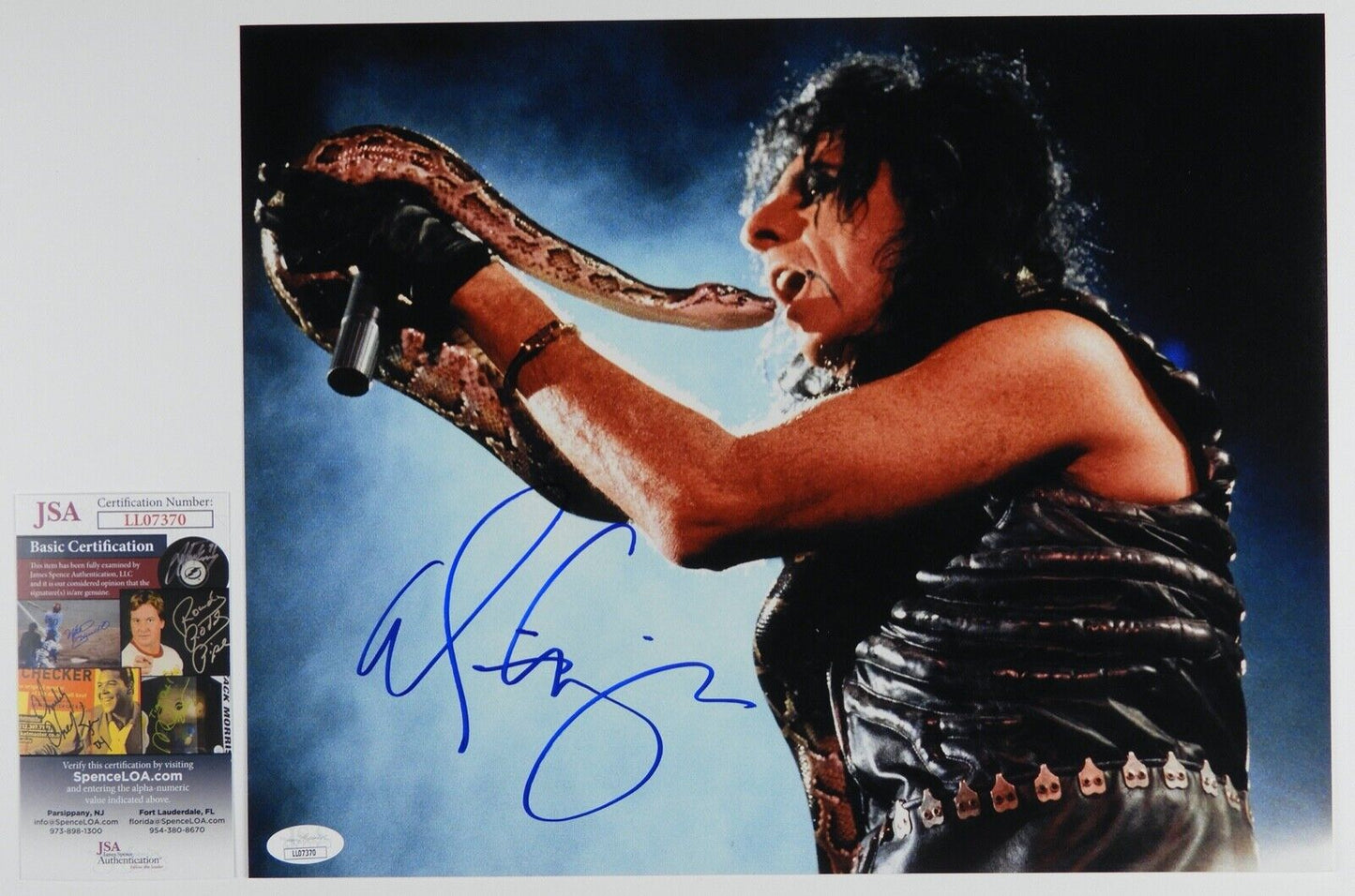 Alice Cooper JSA Signed Autograph Photo 11 x 14