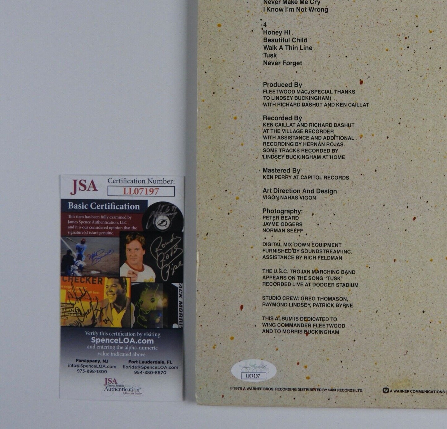 Mick Fleetwood Mac JSA Signed Autograph Album Record Vinyl Tusk