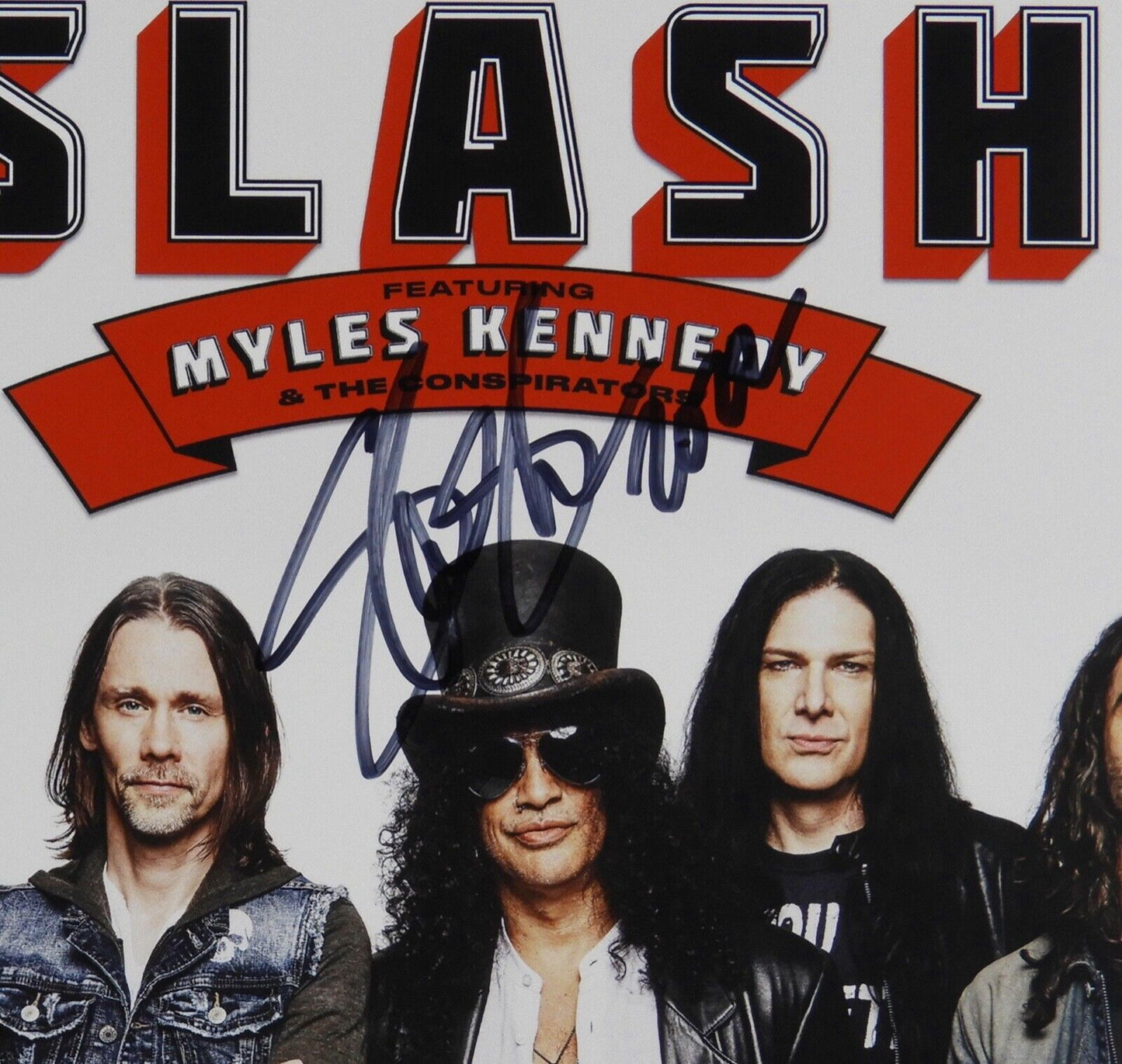 Slash JSA Signed Autograph Album Record Lithograph Guns N' Roses