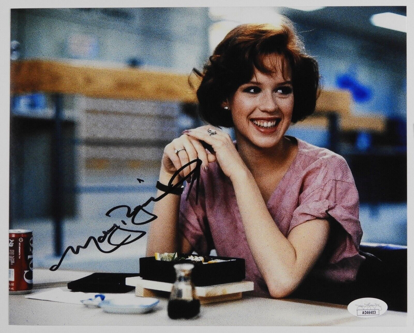 Molly Ringwald JSA Signed Autograph Photo 8 x 10 The Breakfast Club