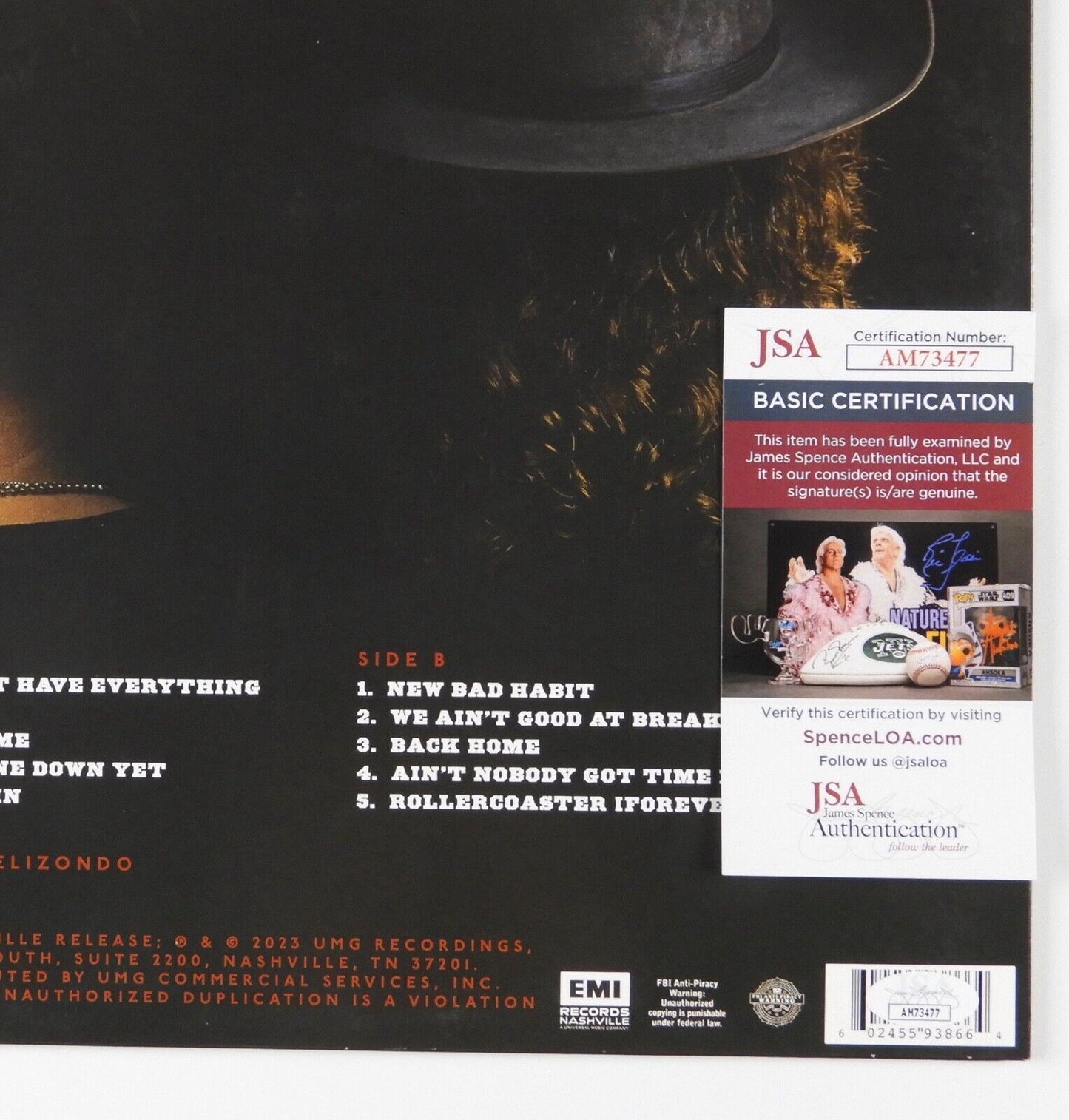Brothers Osborne JSA Signed Autograph Album Record John T.J.