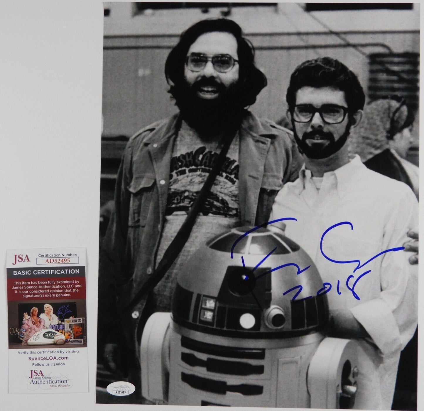 Francis Ford Coppola Star Wars Autograph Signed Photo JSA 11 x 14