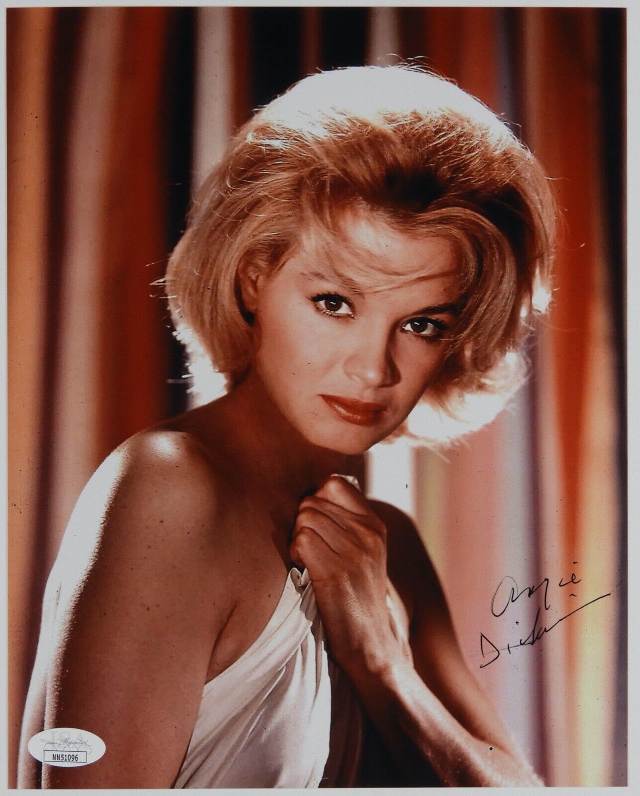 Angie Dickinson Signed Autograph JSA Photo 8 x 10