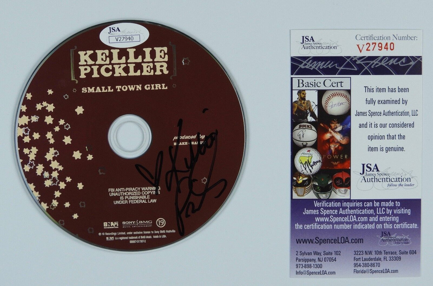 Kellie Pickler signed autograph Small Town Girl CD JSA COA