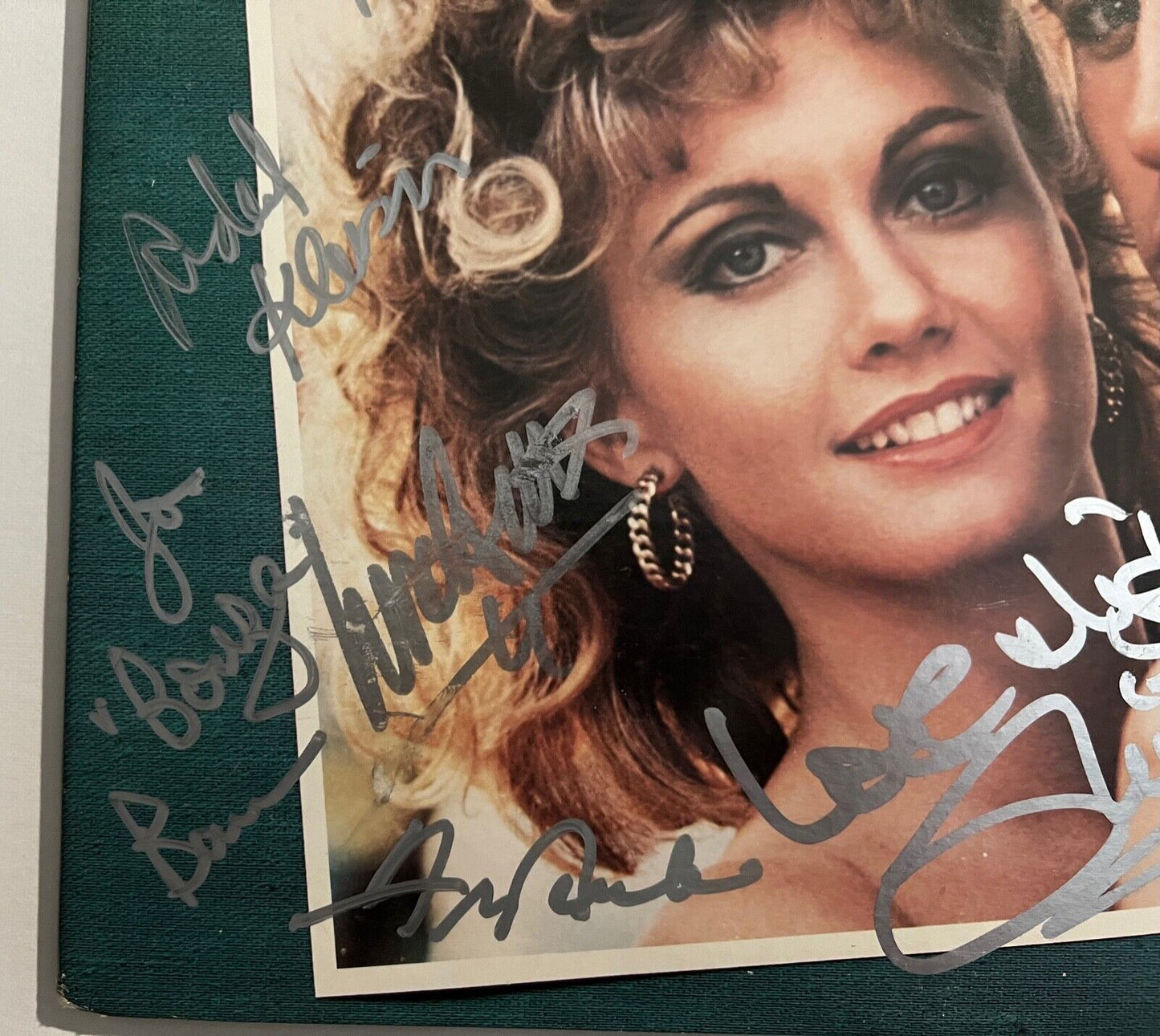 Grease JSA Beckett Signed Autograph Soundtrack Olivia Newton-John Travolta Album