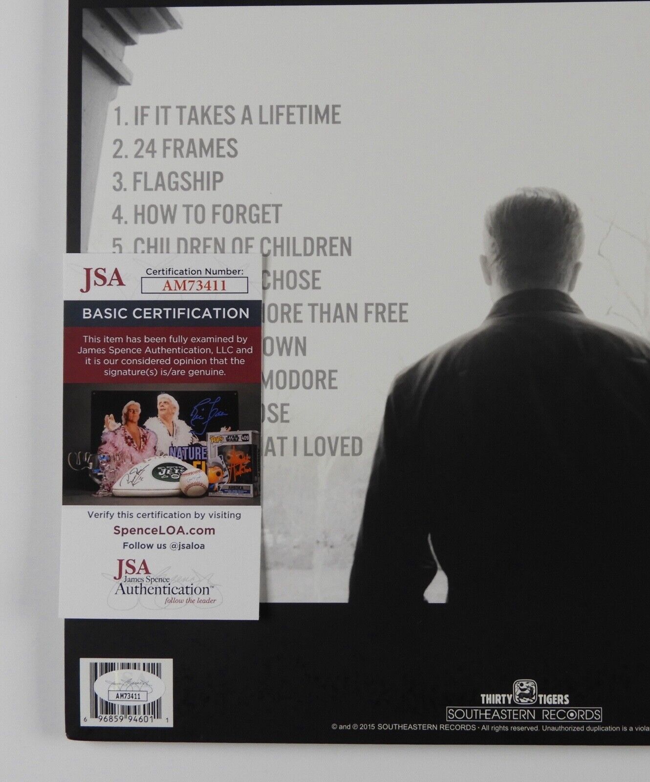 Jason Isbell JSA Autograph Signed Album Vinyl Record Something More Than Free