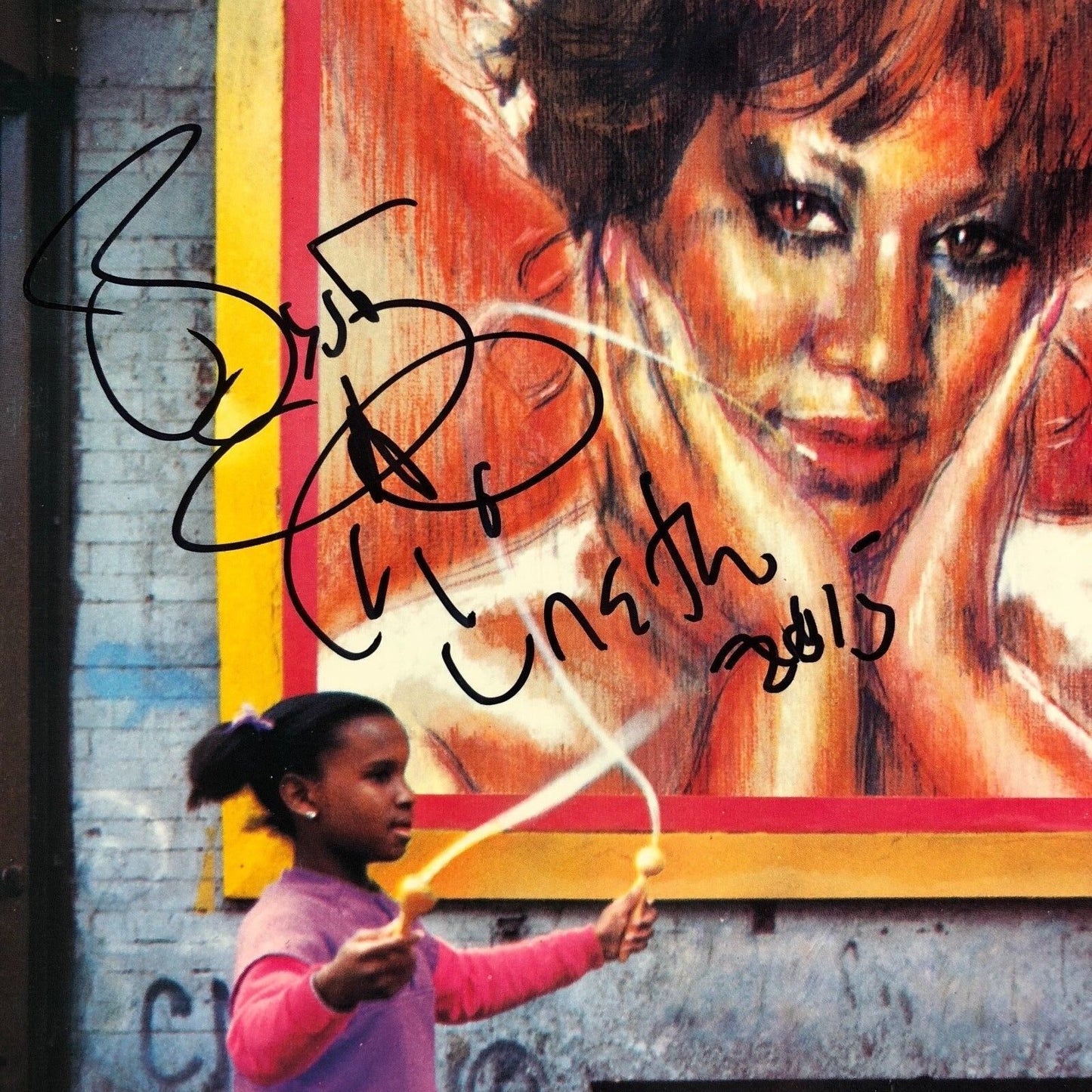 Aretha Franklin Who's Zoomin' Who Autograph Signed Album JSA COA Vinyl Record LP