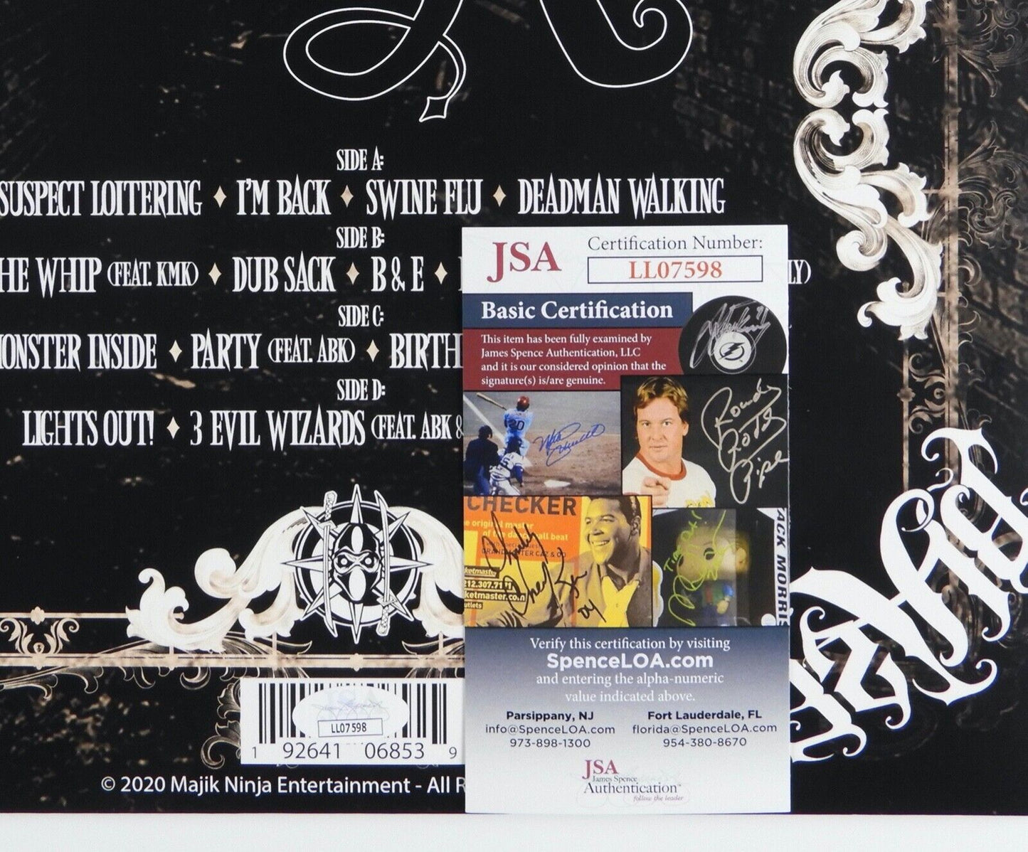 Blake JSA Signed Autograph Album Record Vinyl Grand Rags