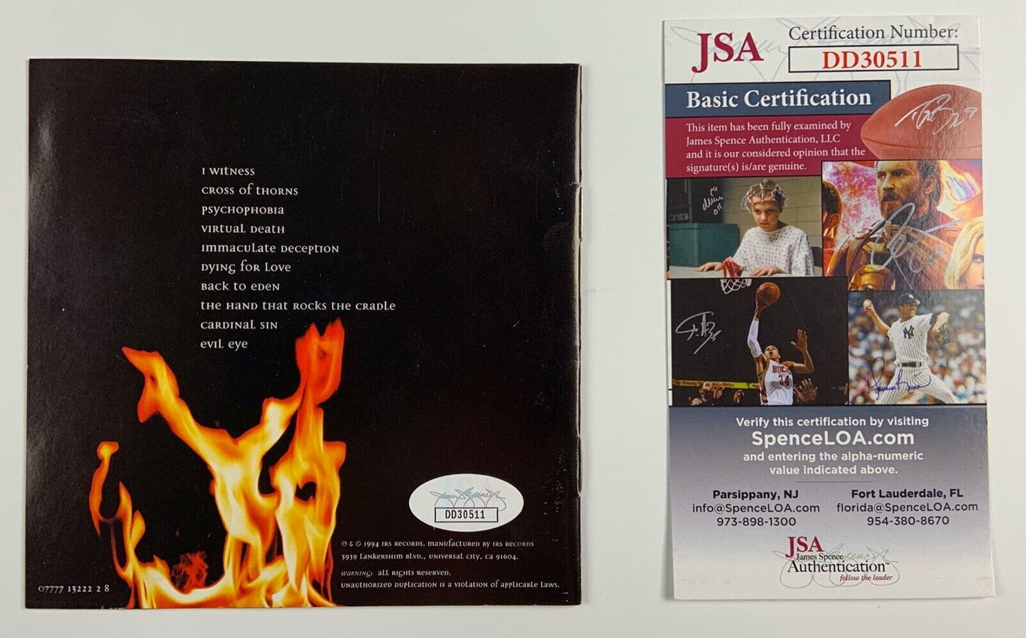 Black Sabbath JSA Signed Autograph CD Booklet Cross Purposes Lommi Martin +