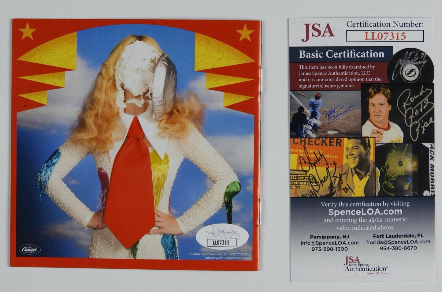 Katy Perry JSA Signed Autograph CD Booklet Smile Includes CD