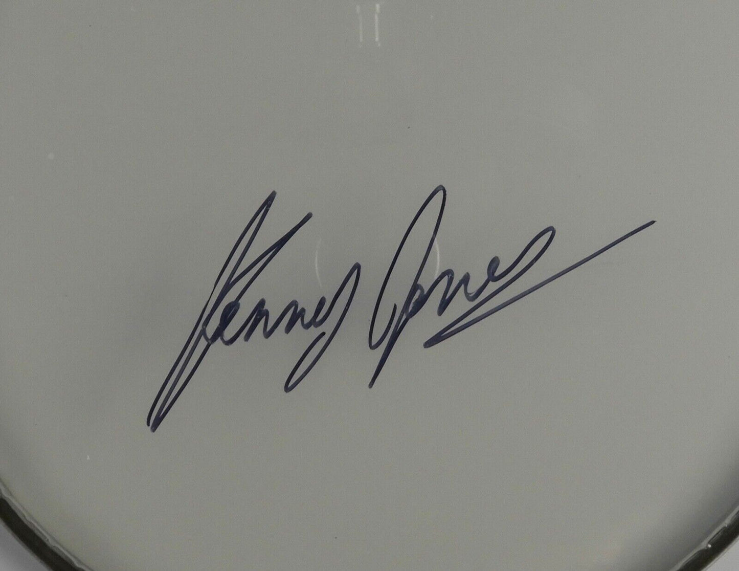 The Who Faces Kenny Jones Autograph Signed Drum Head REAL COA 10"
