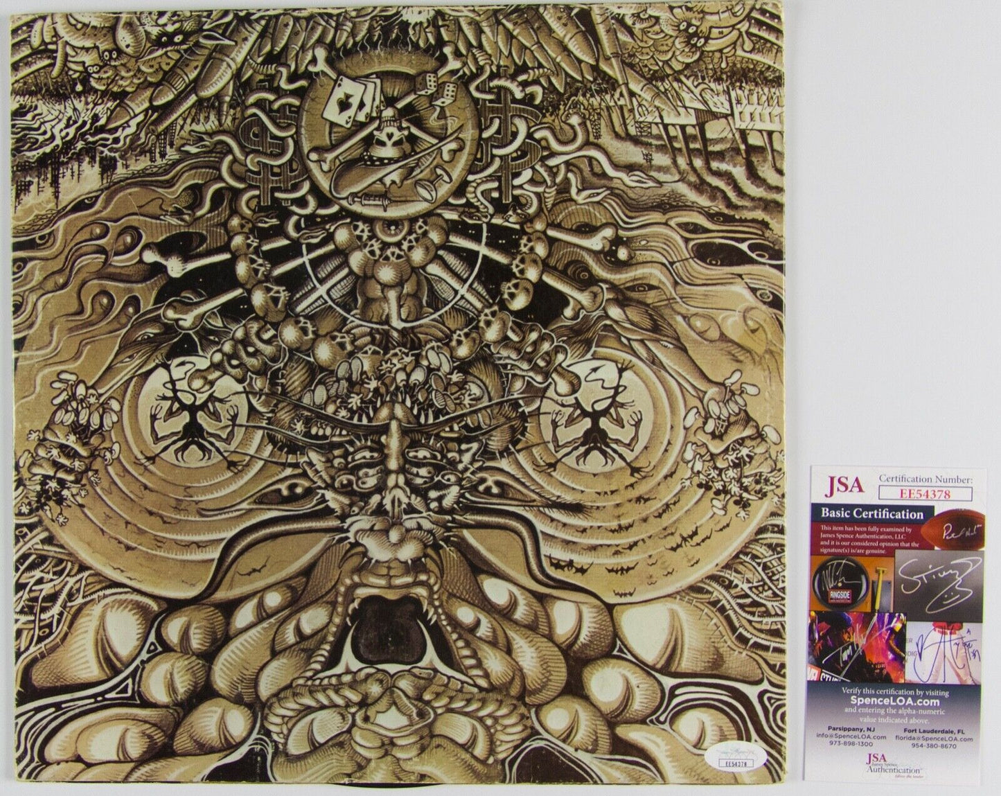 Steppenwolf John Kay Signed Autograph Record Album JSA Monster