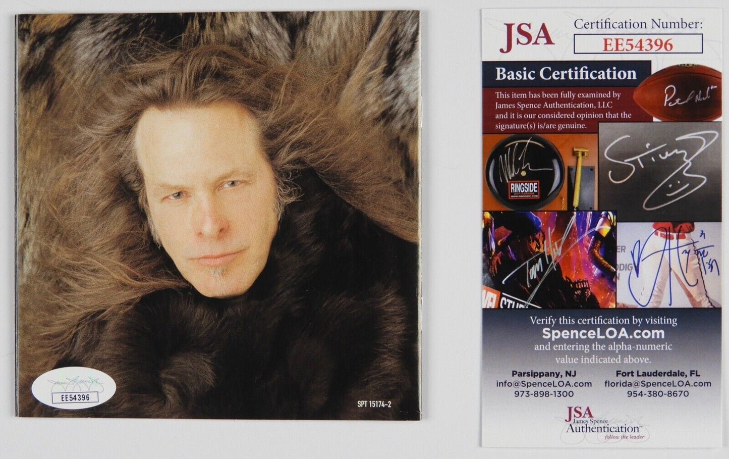 Ted Nugent JSA Signed Autograph CD Booklet Craveman