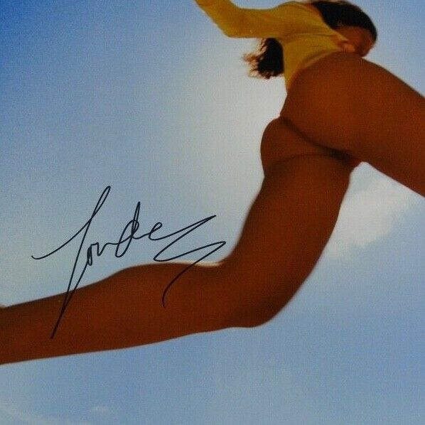 Lorde Solar Power Signed Autograph Record Album Gatefold with extra record