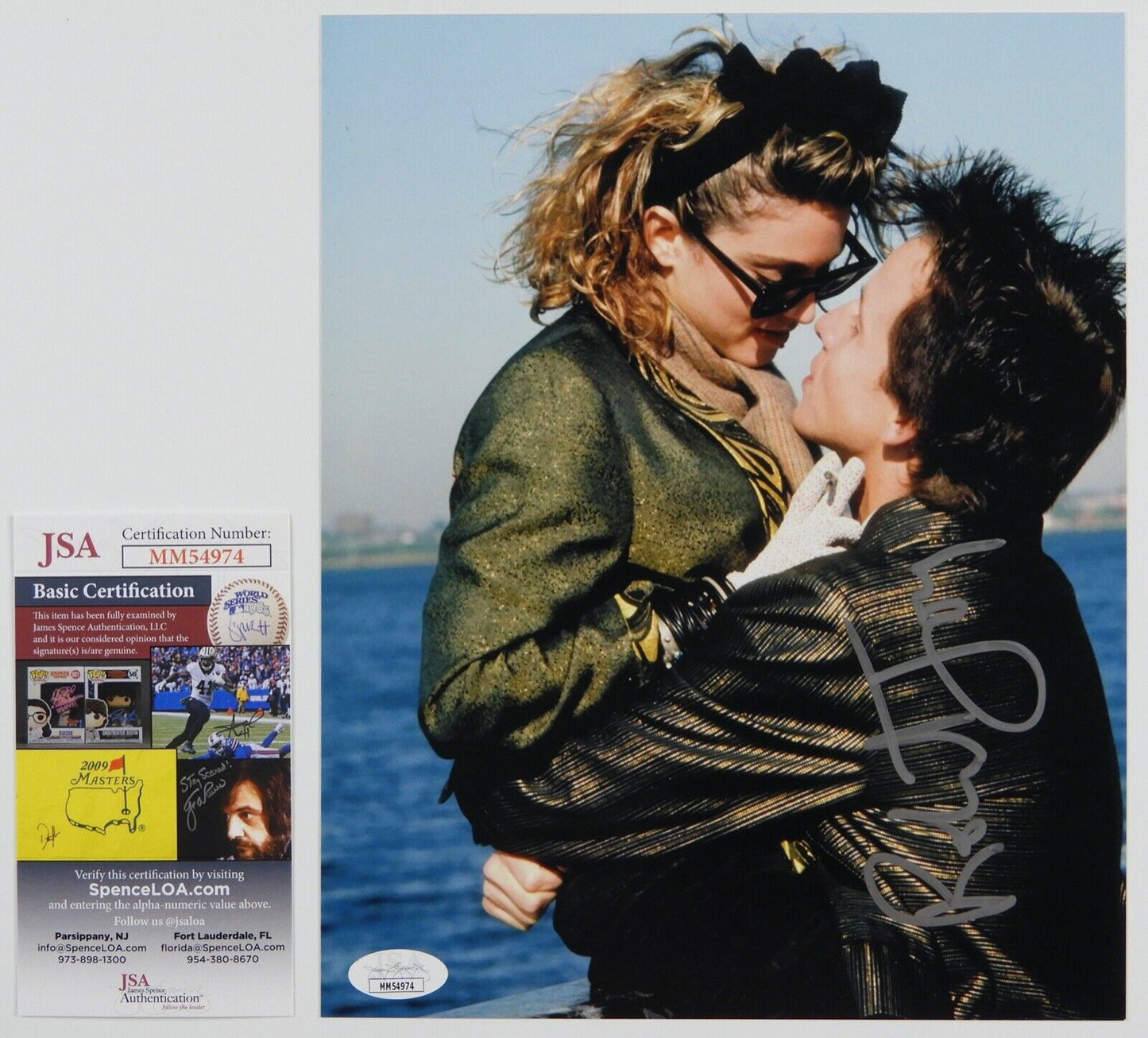 Robert Joy with Madonna 8 x 10 JSA Autograph Signed photo