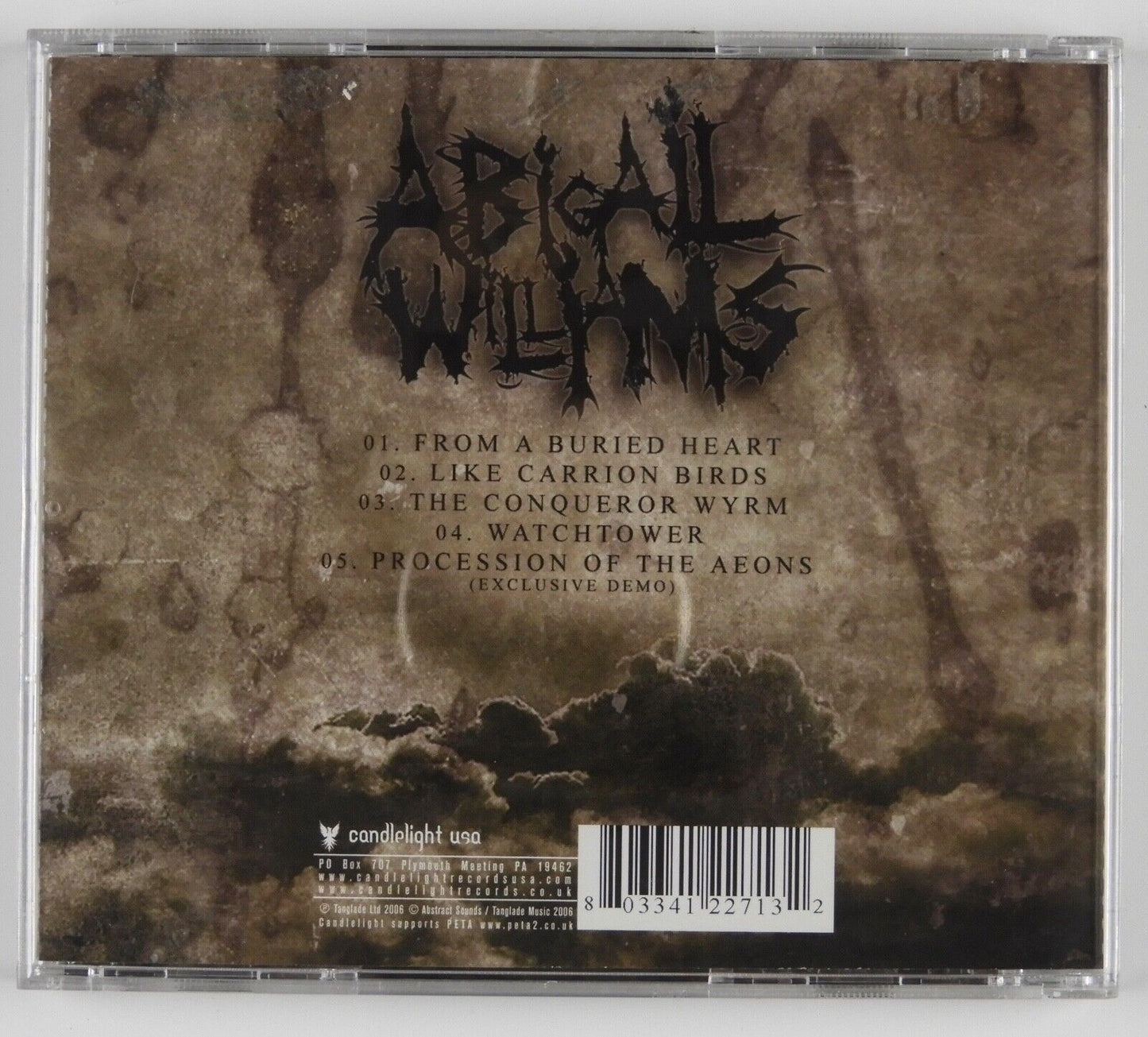 Abigail Williams signed autograph CD Legend