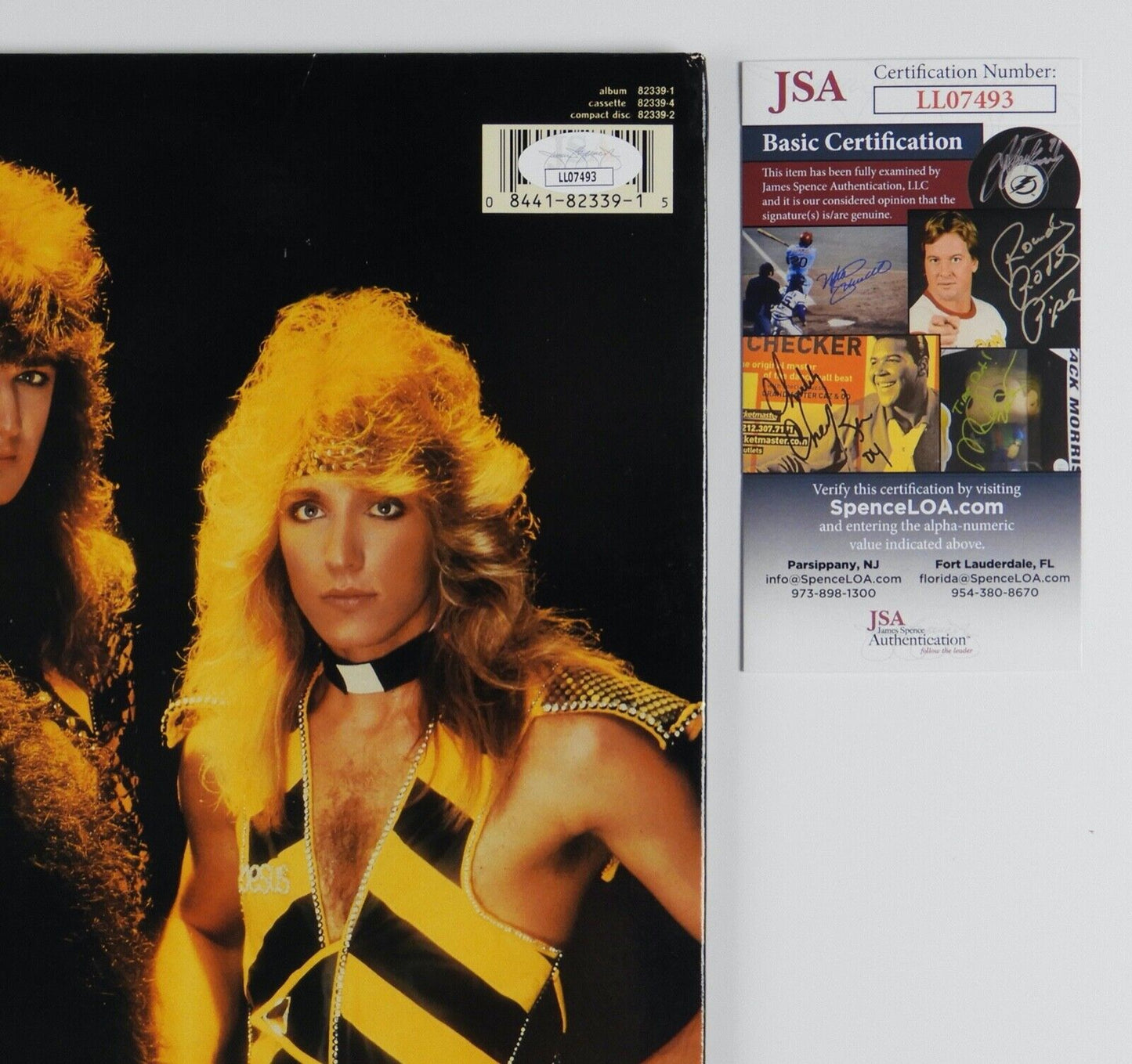 Stryper Fully Signed Autograph JSA Record Album Vinyl