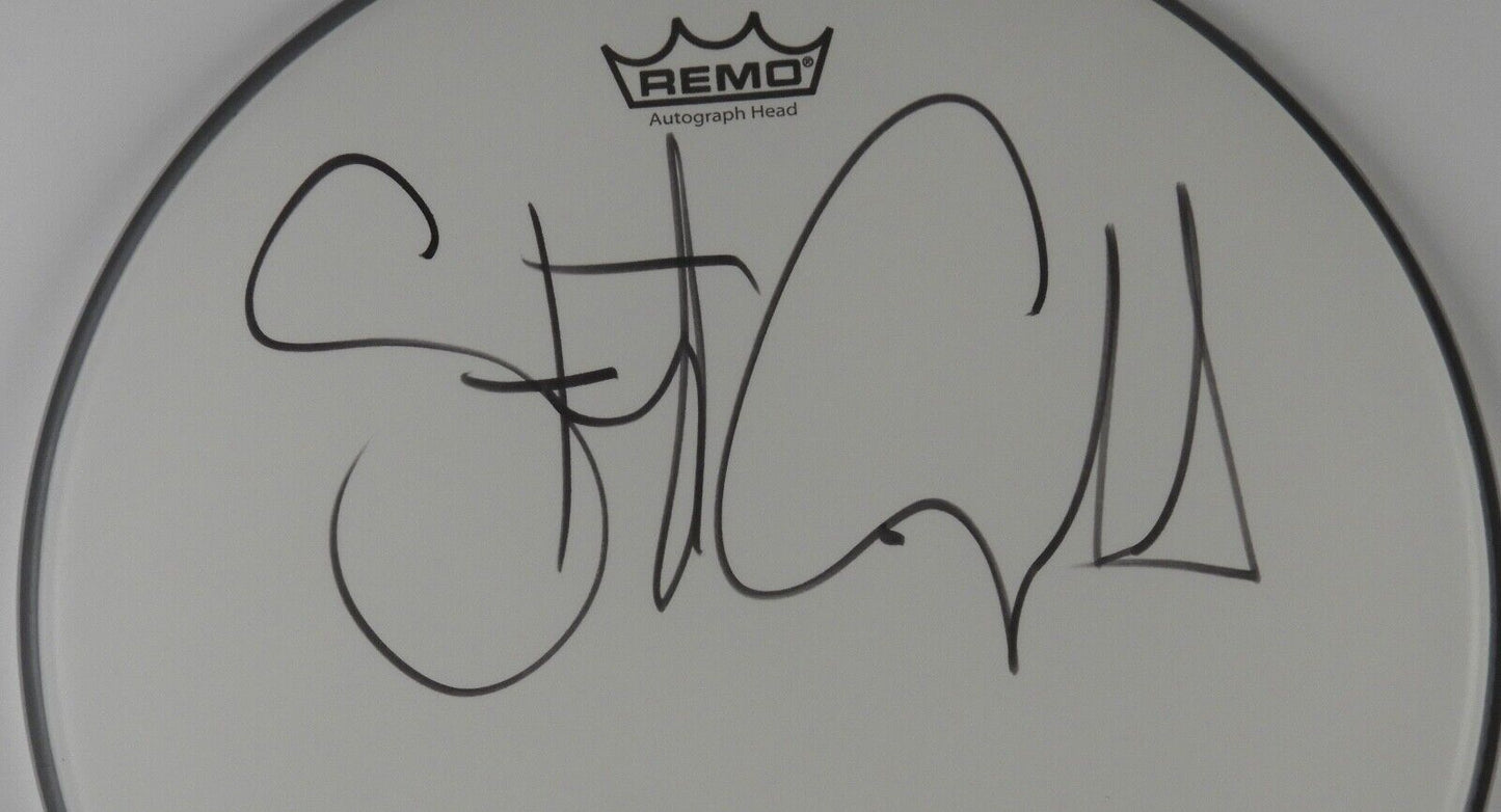 Stewart Copeland The Police Autograph Signed Drumhead JSA COA 14"