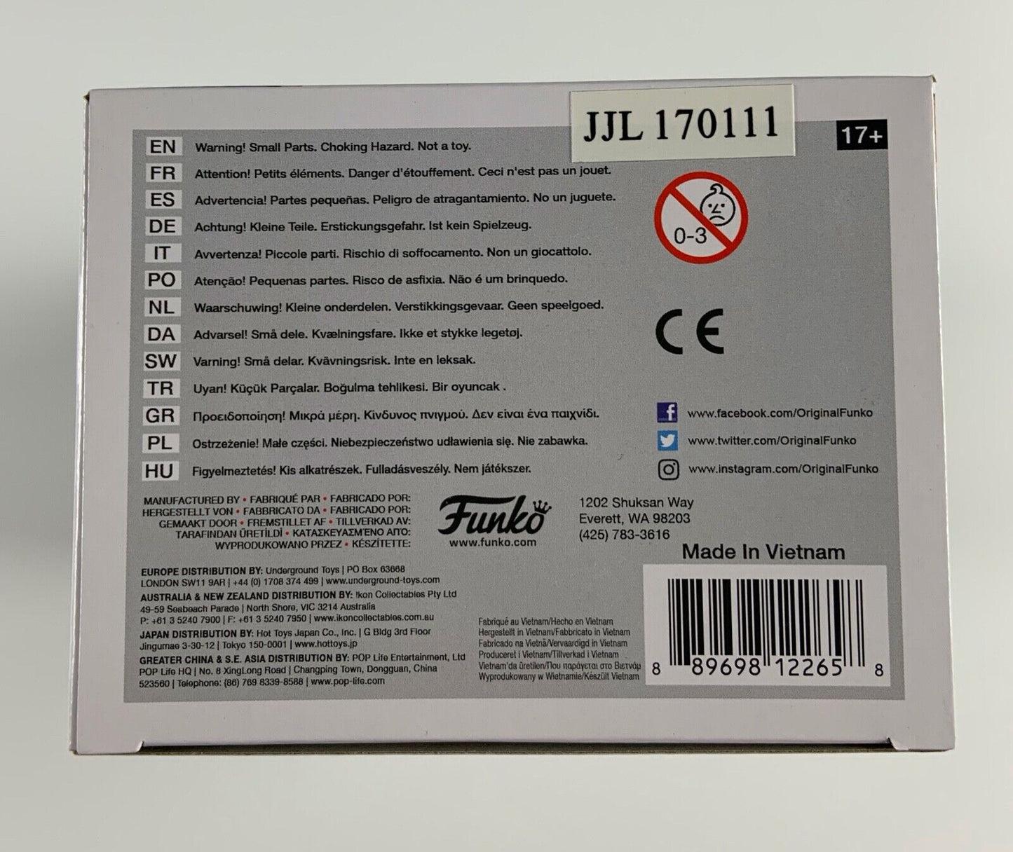 T.J. Miller JSA COA Signed Autograph Funko Pop 432 Silicon Valley Erlich