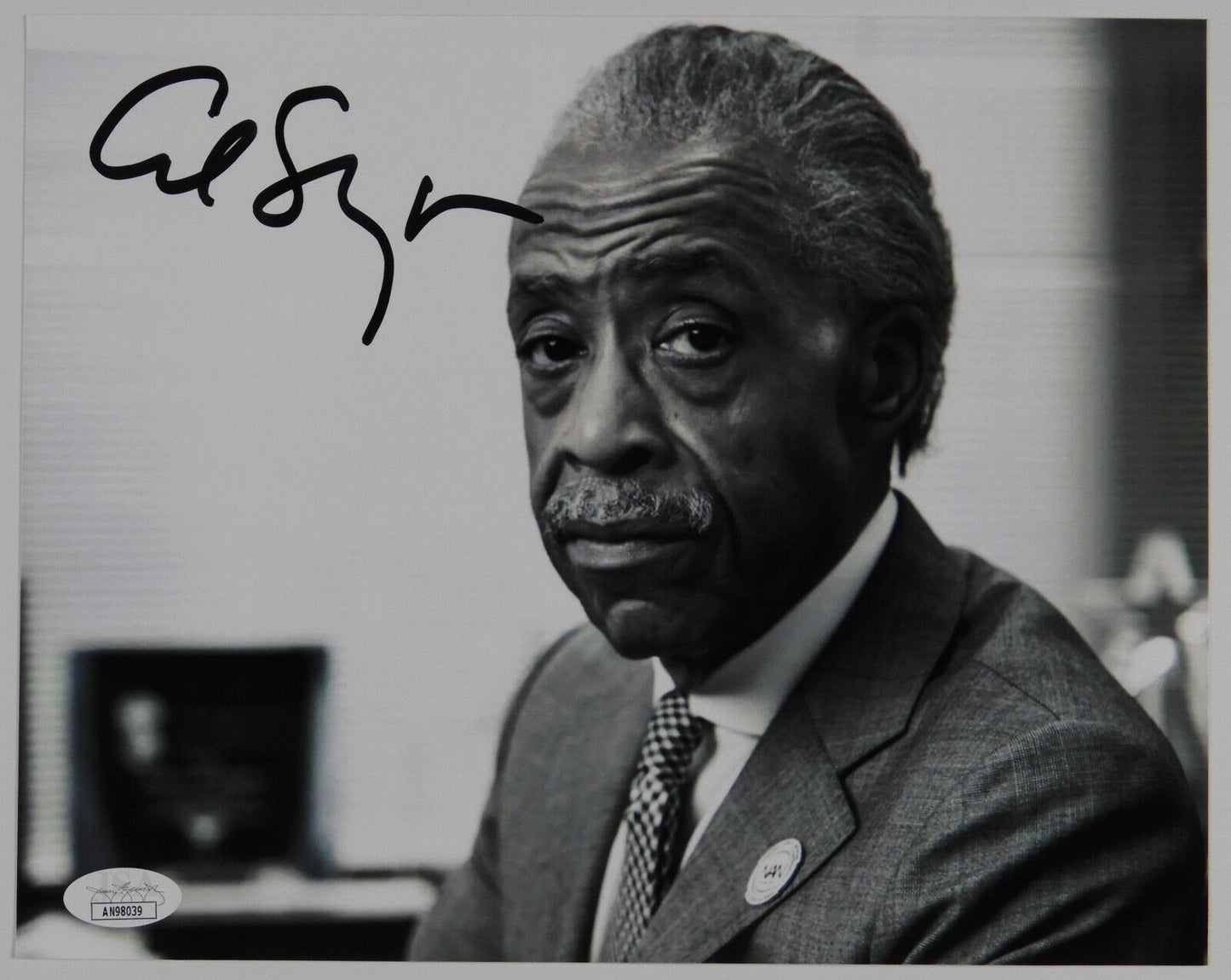 Reverend Al Sharpton JSA Signed Autograph 8 x 10 photo