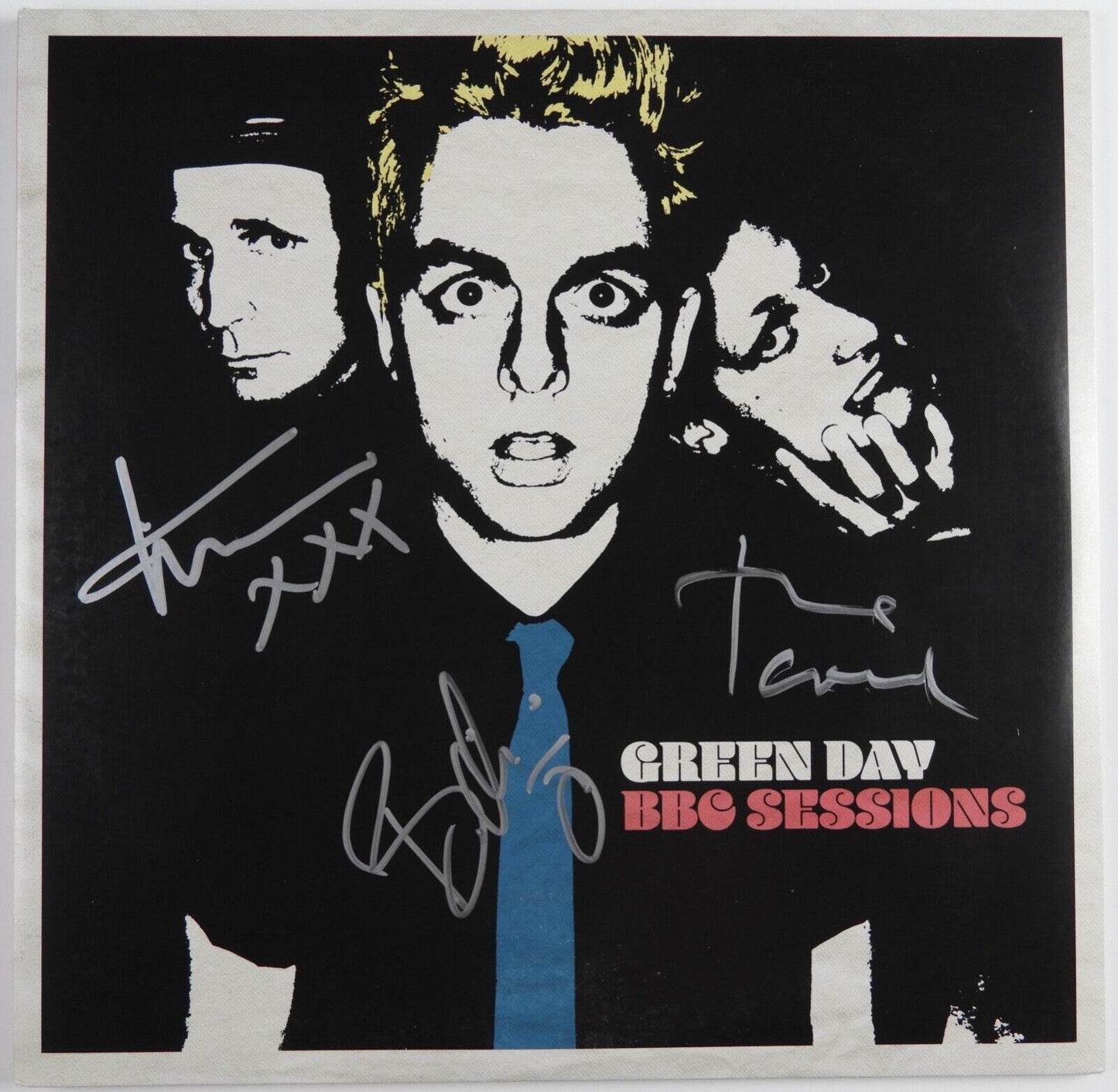 Green Day JSA Fully Signed Autograph Album Record Vinyl Billie Joe BBC Sessions