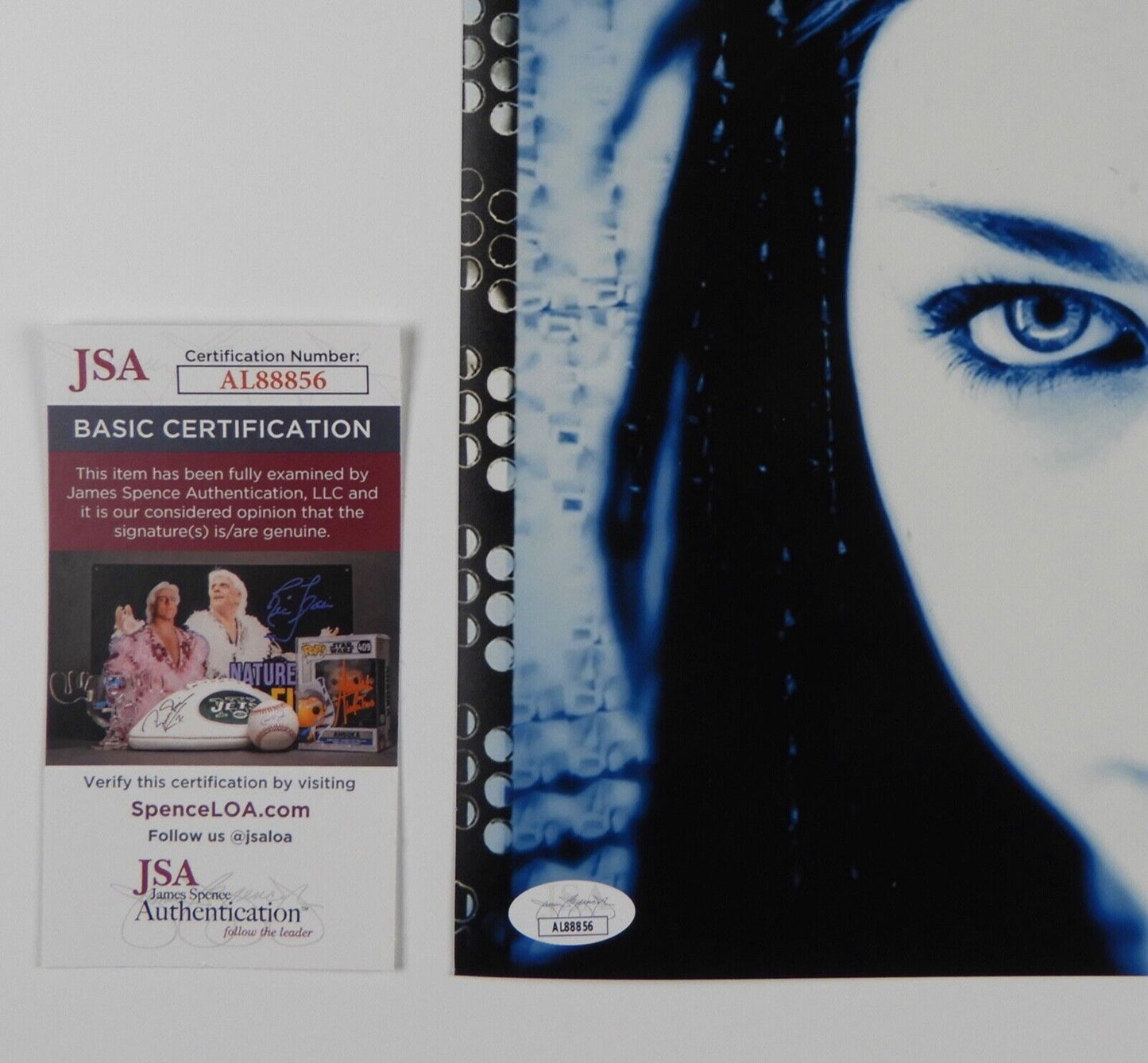Evanescence Amy Lee JSA Signed Autograph Album 12" X 12" Photo Fallen