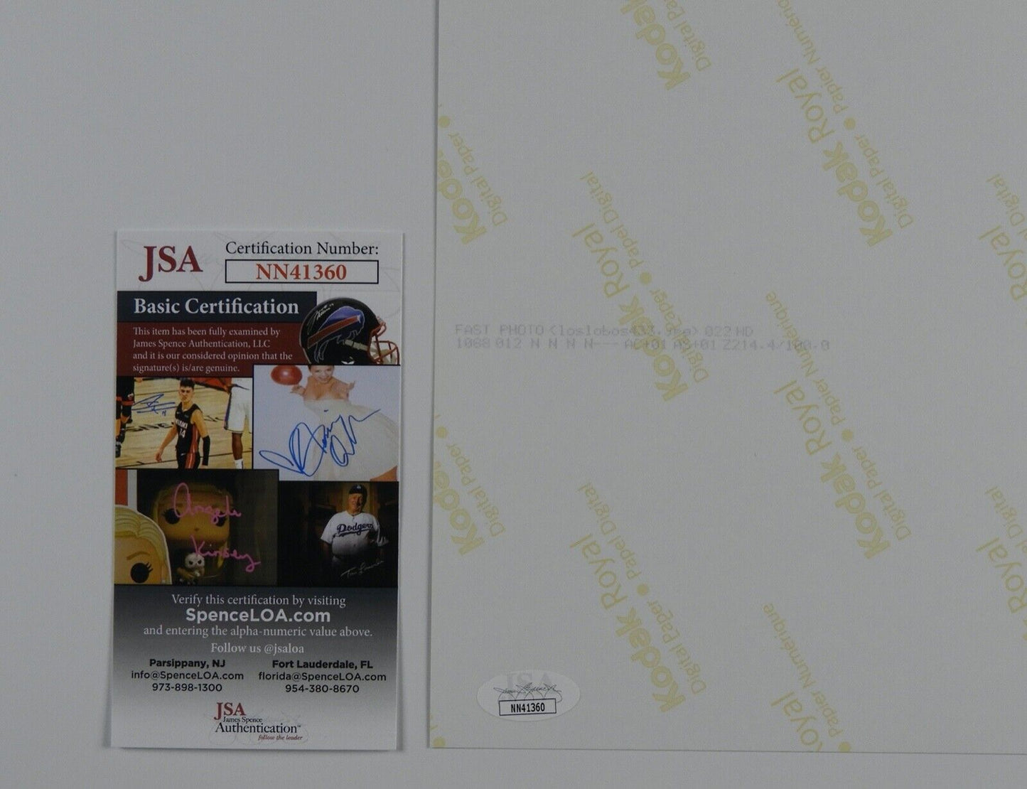 Los Lobos JSA Signed Autograph Photo Fully Signed
