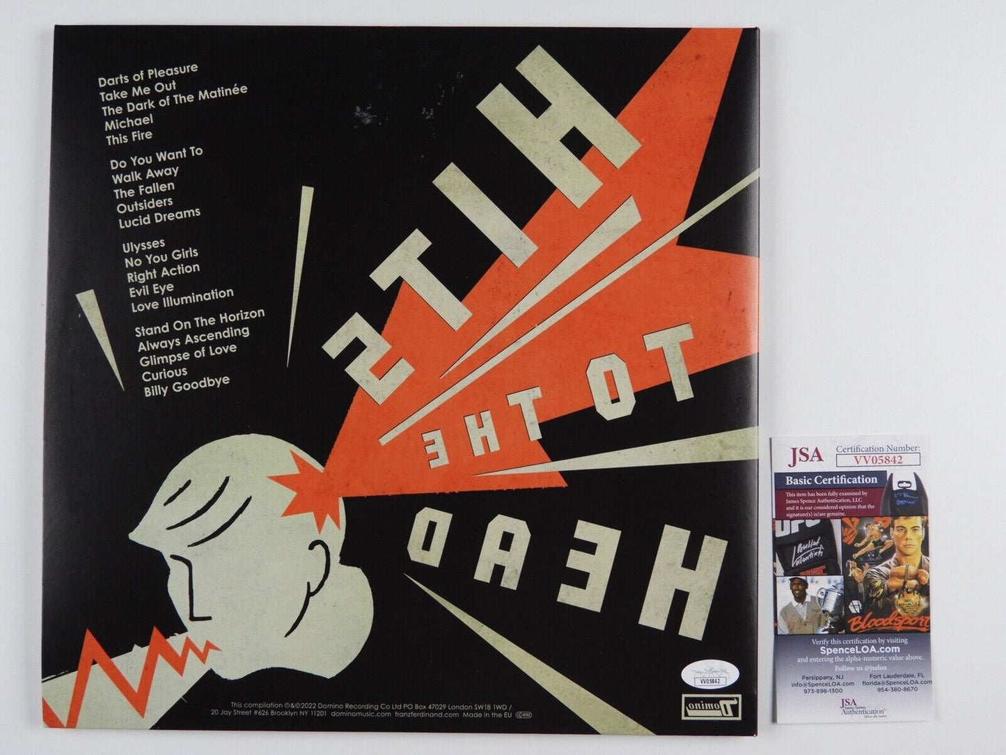 Franz Ferdinand JSA Signed Autograph Album Record Hits To The Head Fully