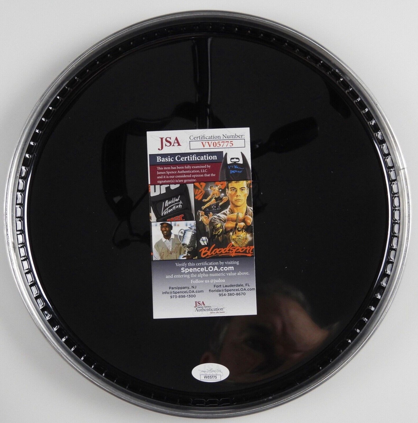 Rick Allen Autograph Signed Drum Head JSA COA 10" Def Leppard Sketch