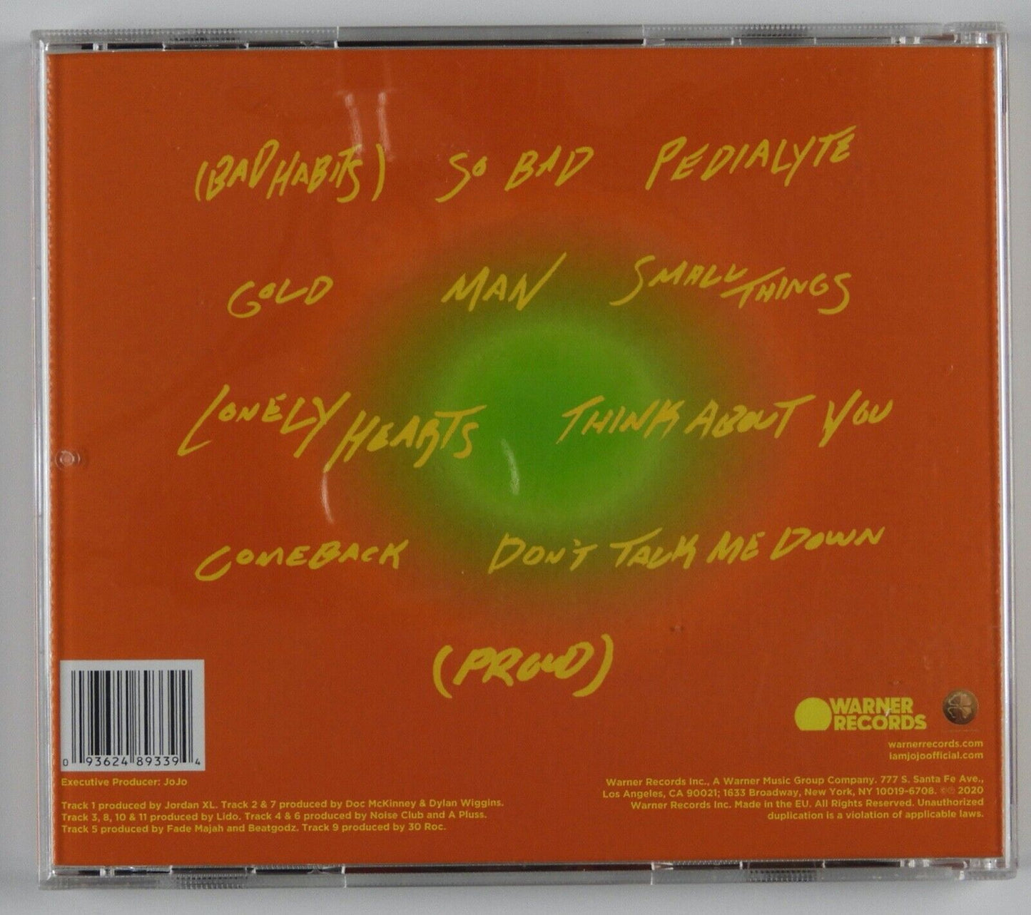 JoJo Signed Autograph Nowhere Good To Know CD Booklet Still Sealed