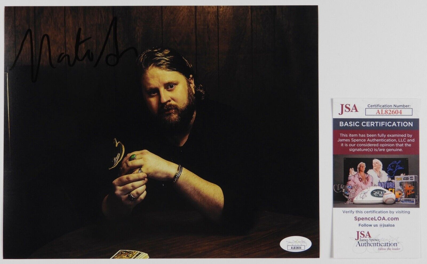 Nate Smith JSA Signed Autograph 8 x 10 Photo Country Music Star
