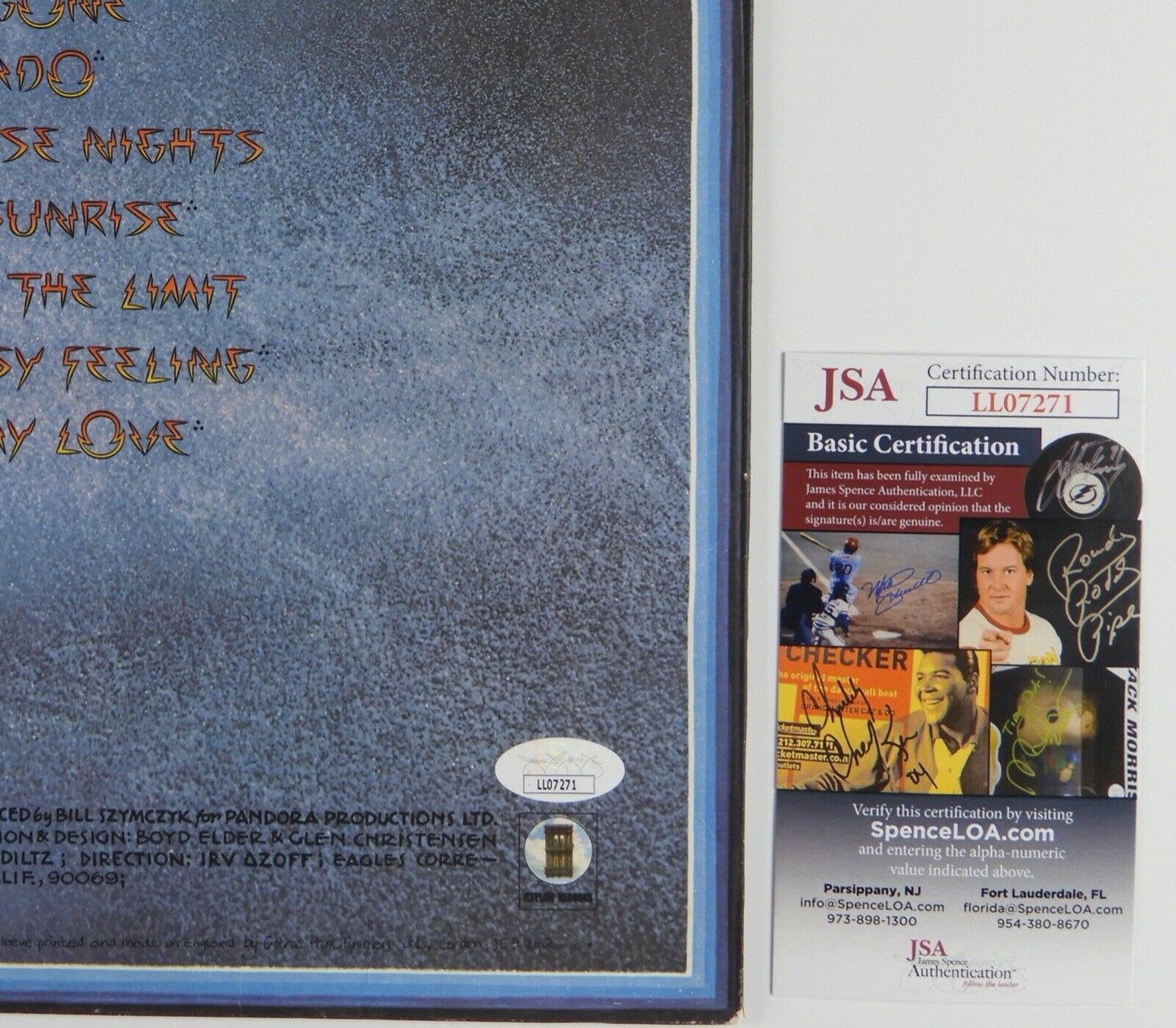 Don Felder Eagles JSA Signed Autograph Album Vinyl Record Their Greatest Hits