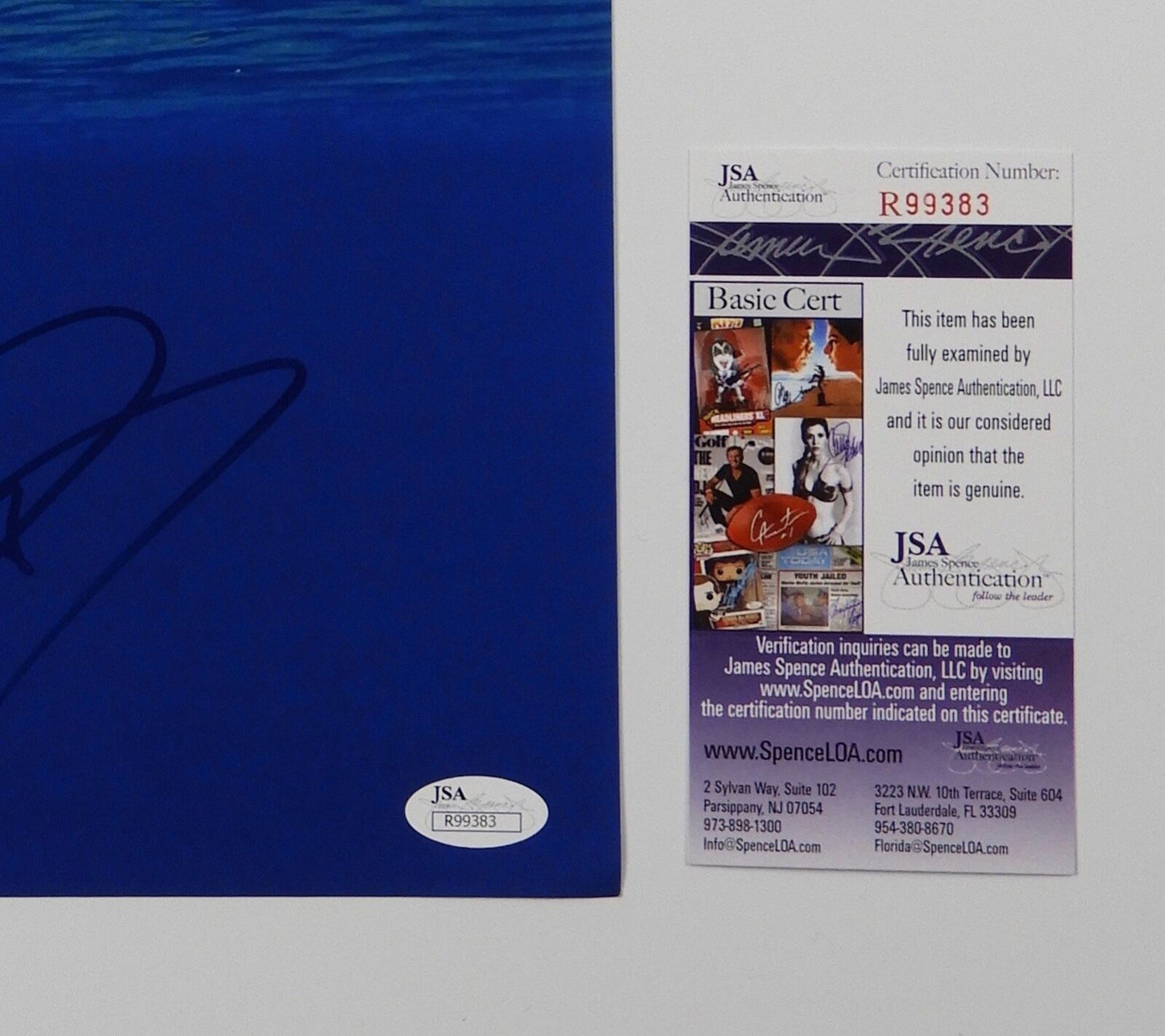 Dave Grohl Nirvana JSA 12 x 12 Photo Signed Autographed Nevermind