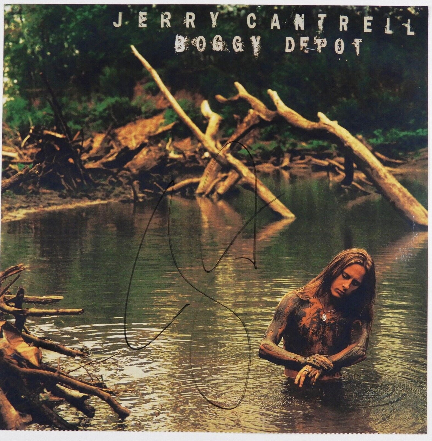 Jerry Cantrell JSA Signed Autograph Album Record Flat 12" x 12"