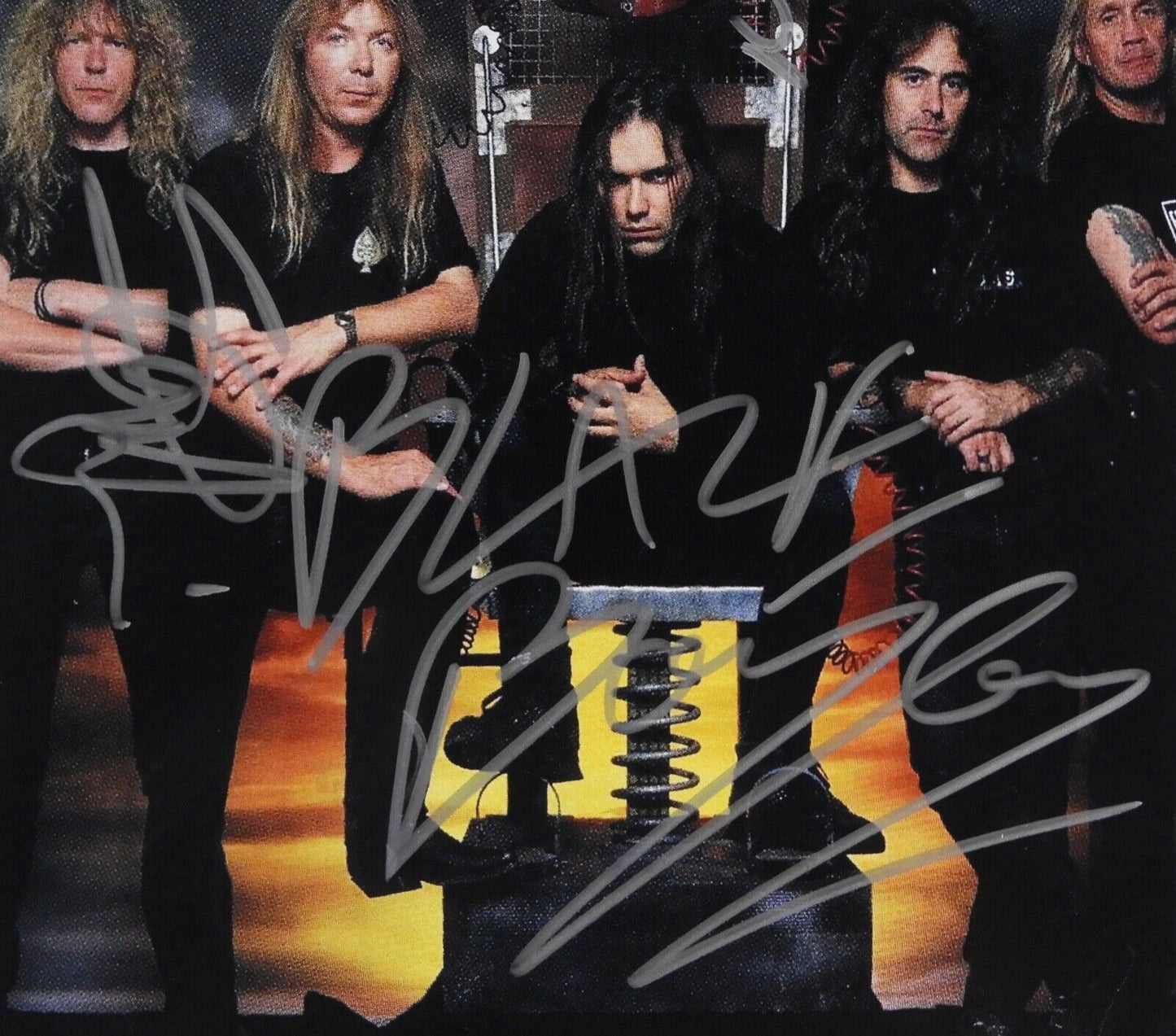 Iron Maiden JSA Signed Autograph Photo 8 x 10