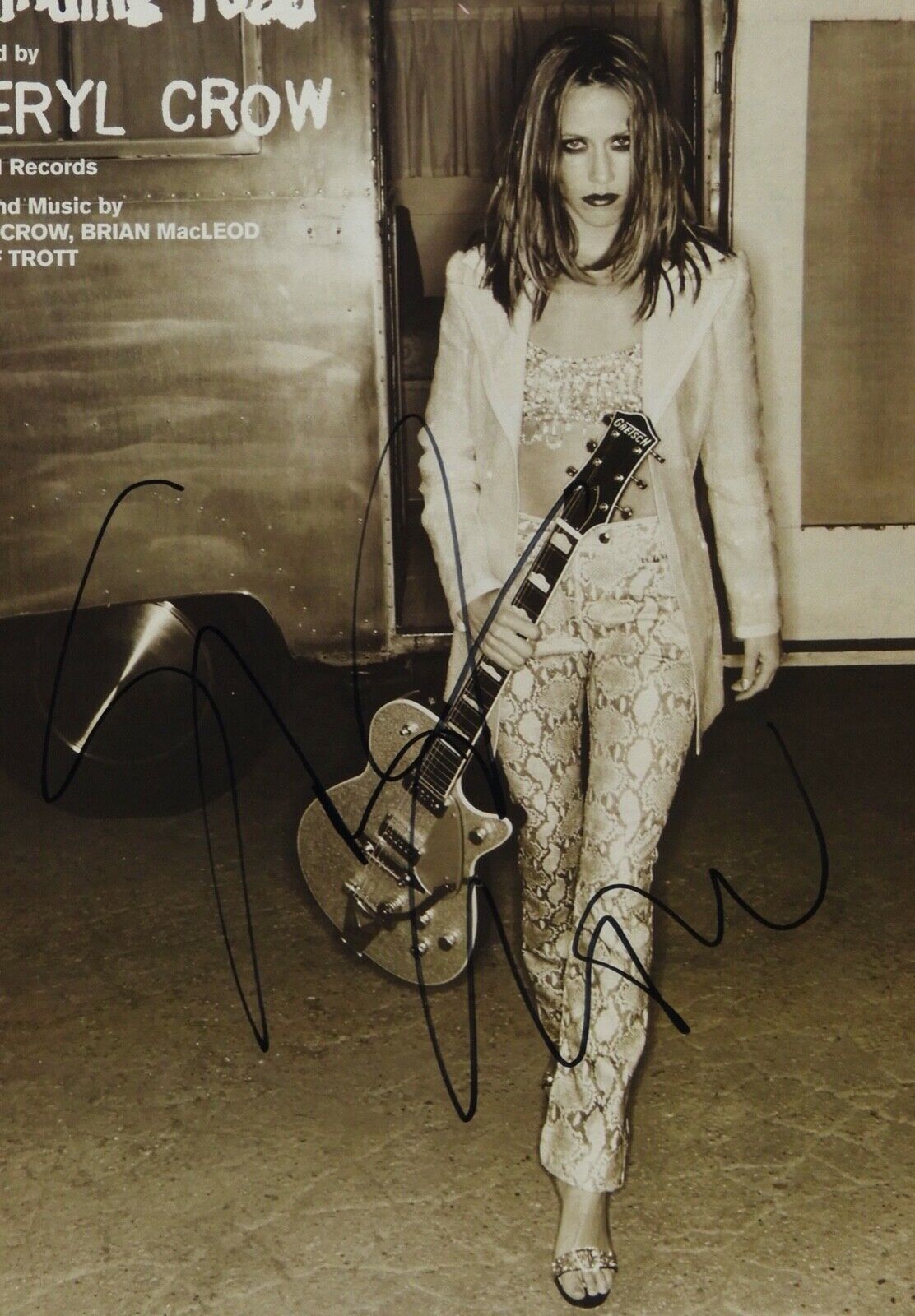 Sheryl Crow JSA Autograph Signed Sheet Music Everyday Is a Winding Road
