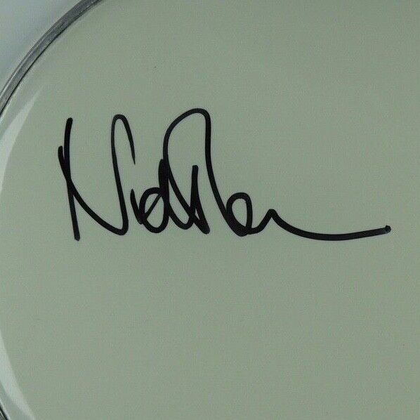 Nick Mason Pink Floyd Autograph Signed Drum Head JSA COA 10" FA LOA