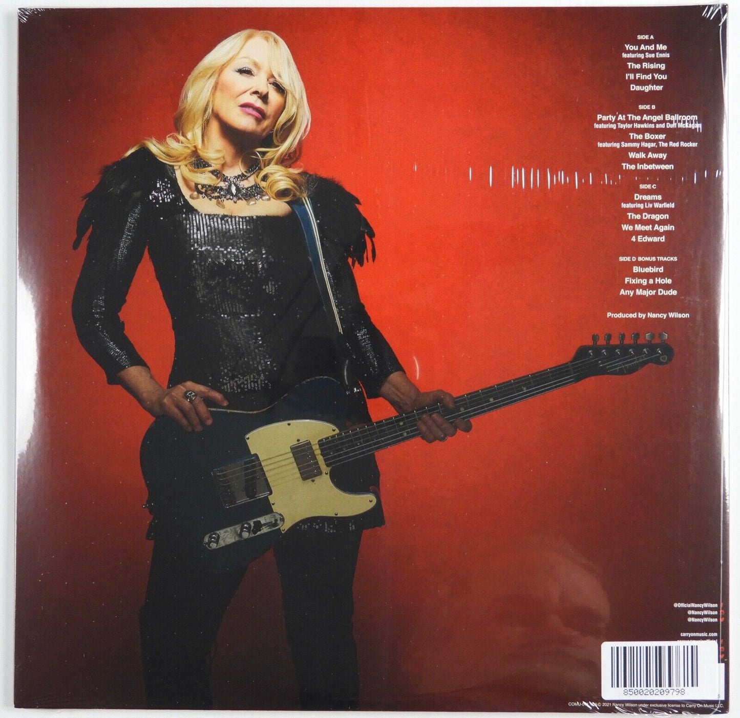 Nancy Wilson Heart Autograph Signed Record Album Sealed You And Me Blue Vinyl