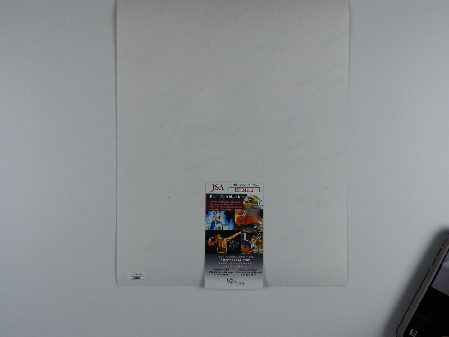 Roddy Ricch JSA Autograph Signed Photo 11 x 17