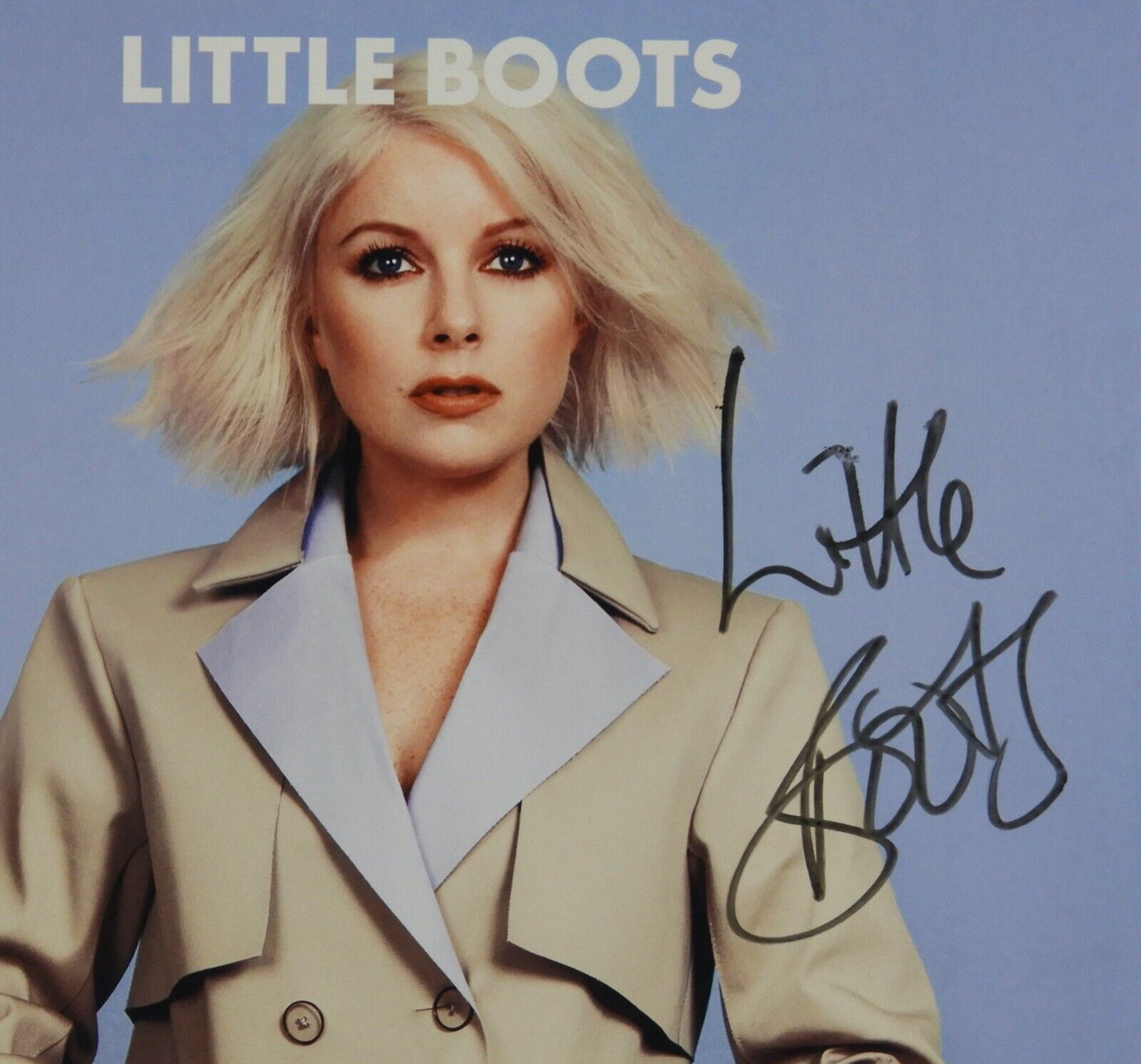 Little Boots JSA Signed Autograph Album Record LP Working Girl