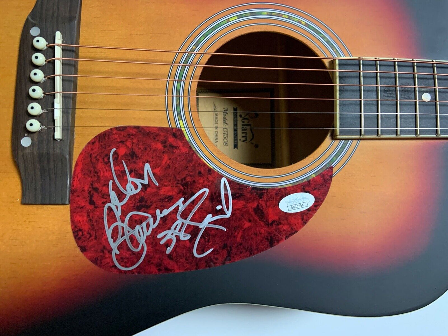 Don Barnes 38 Special Autograph Signed Acoustic Guitar JSA COA