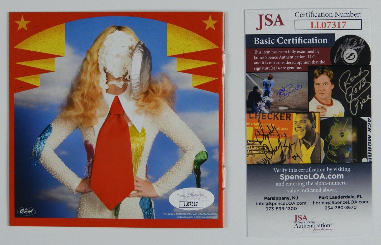 Katy Perry JSA Signed Autograph CD Booklet Smile Includes CD