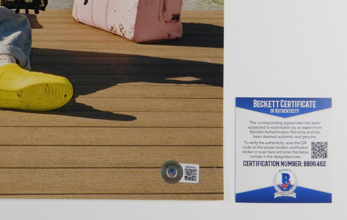 BlackBear Beckett Signed Autograph Photo 11 x 14 Black Bear