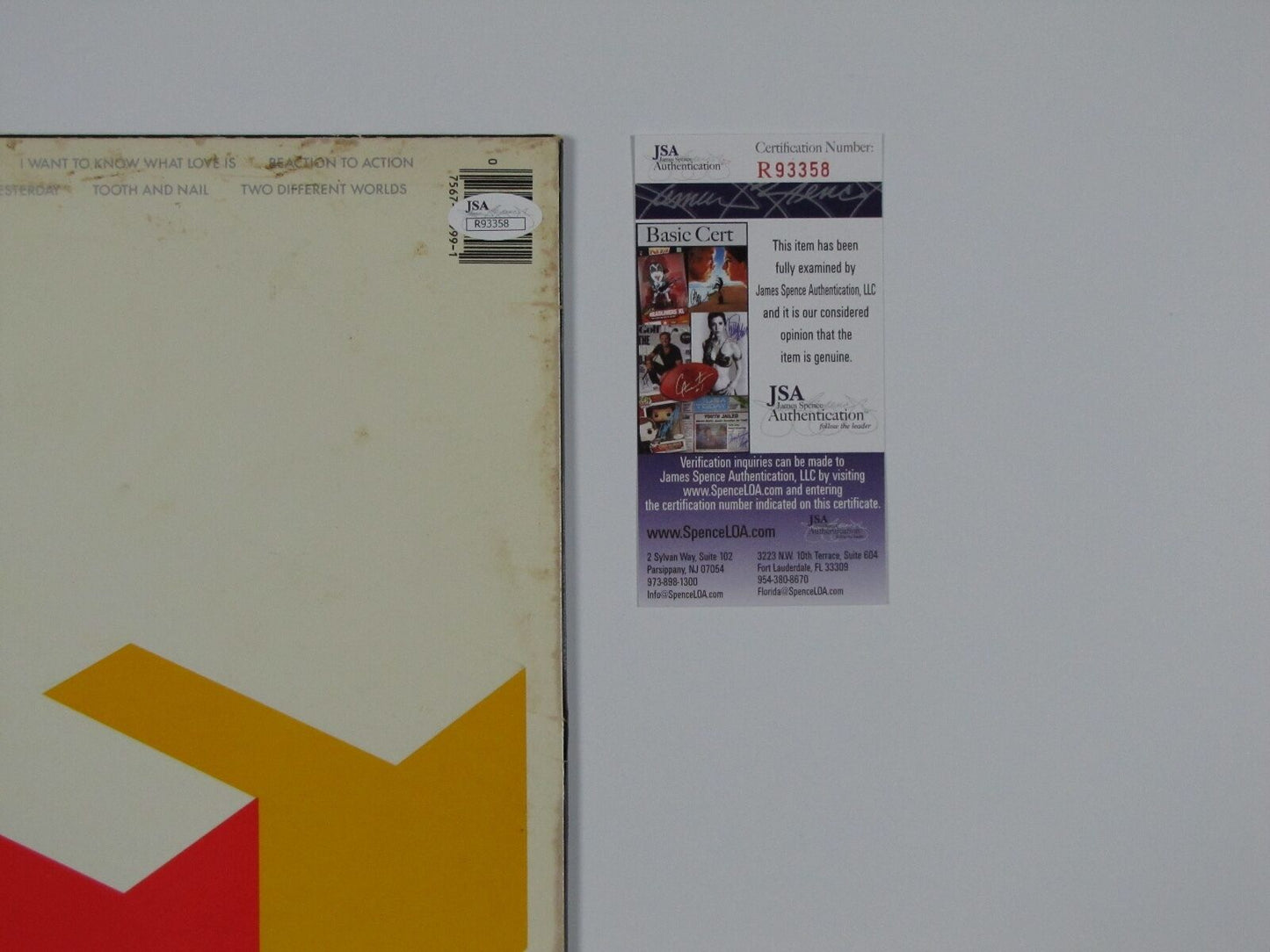 Foreigner Agent Provocateur Signed Autograph Record Album JSA Vinyl Lou Gramm