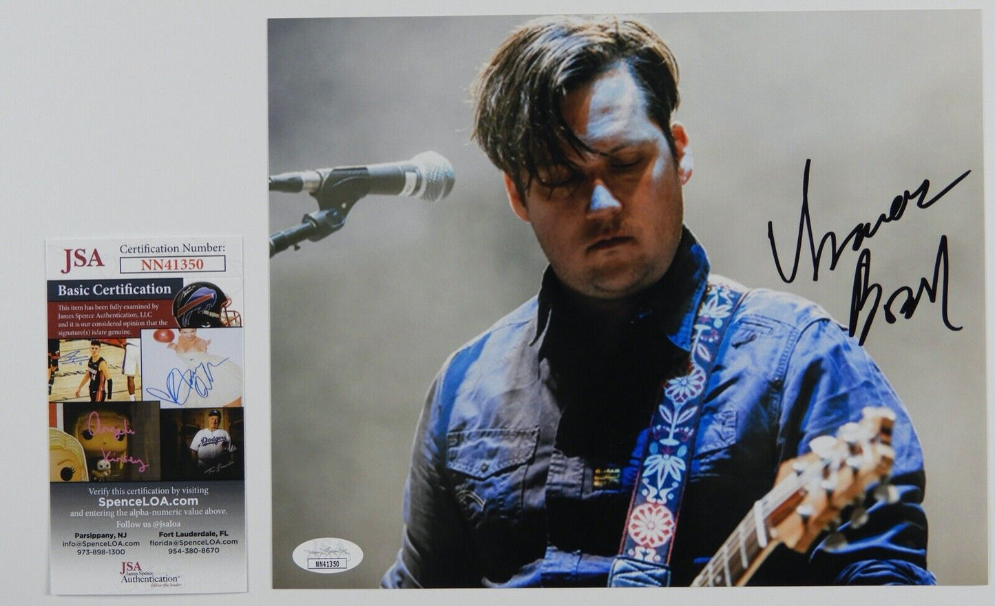Isaac Brock JSA Signed Autograph Photo Modest Mouse