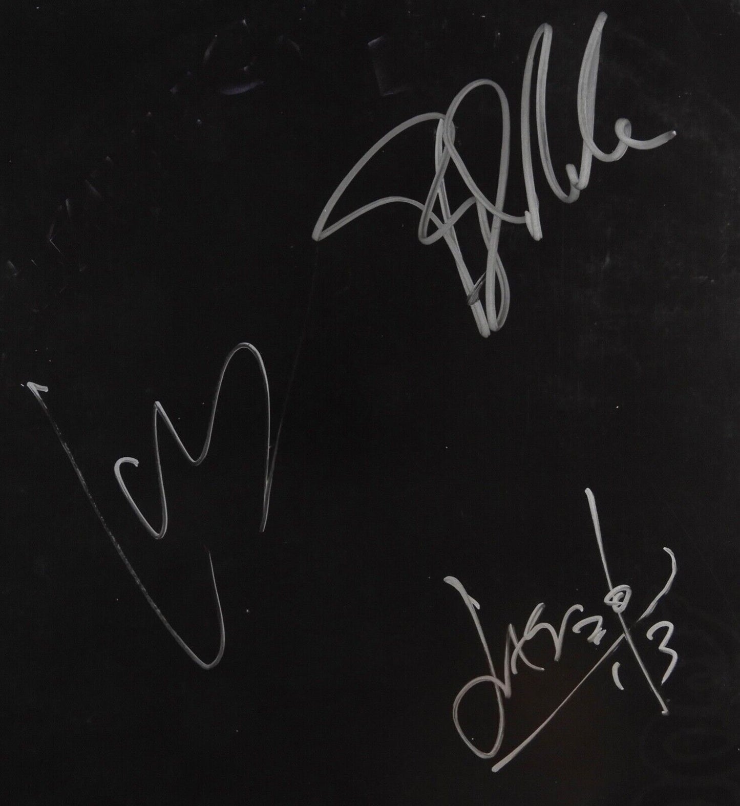Metallica JSA Signed Autograph Lars Ulrich Jason Newsted Album Record Black