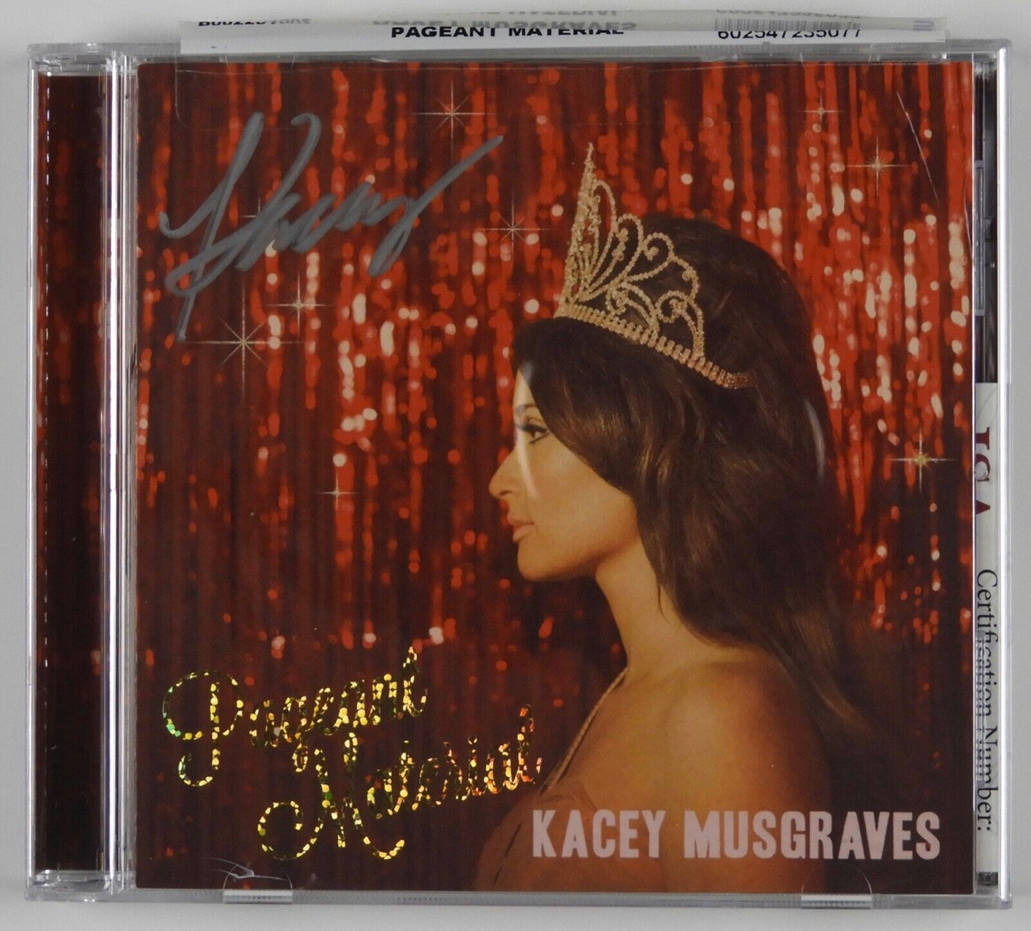 Kacey Musgraves Signed Autograph Pageant Material CD JSA